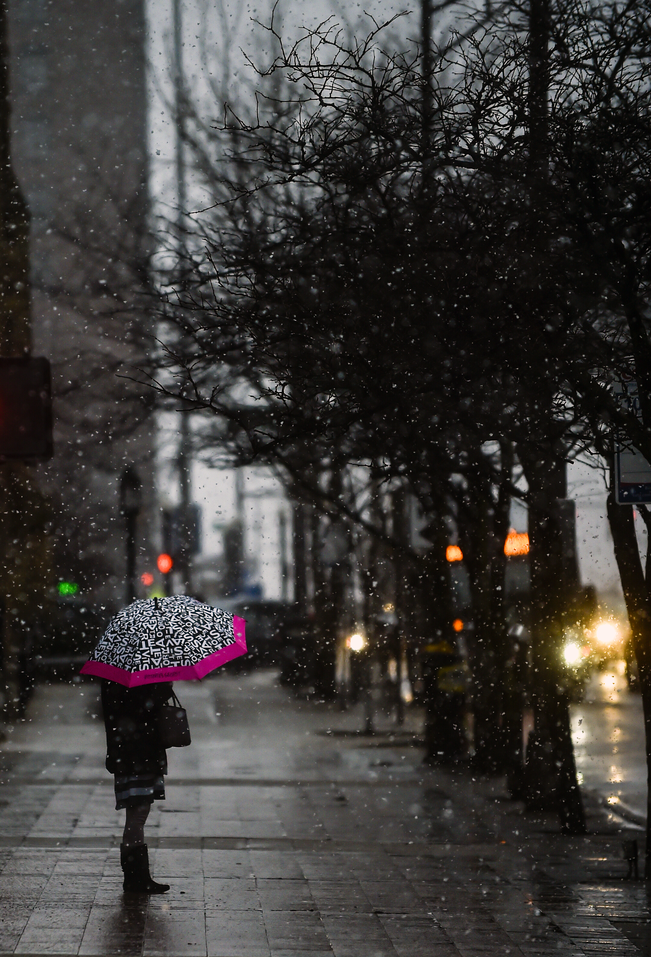 Broad Street, Downtown Columbus, Ohio February 25, 2016.