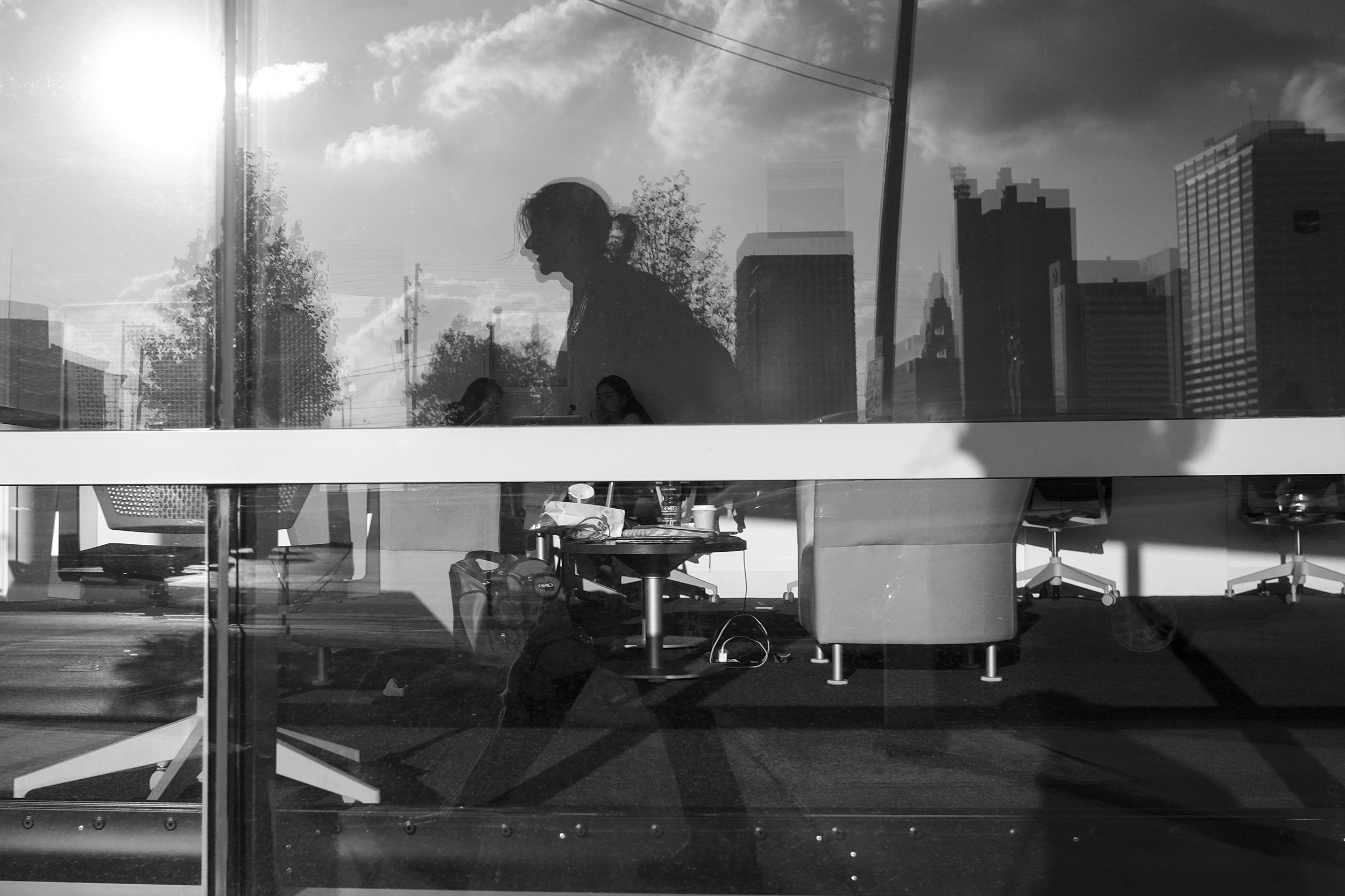 Self Portrait, Cleveland Avenue, Columbus, Ohio. May 7, 2016.
