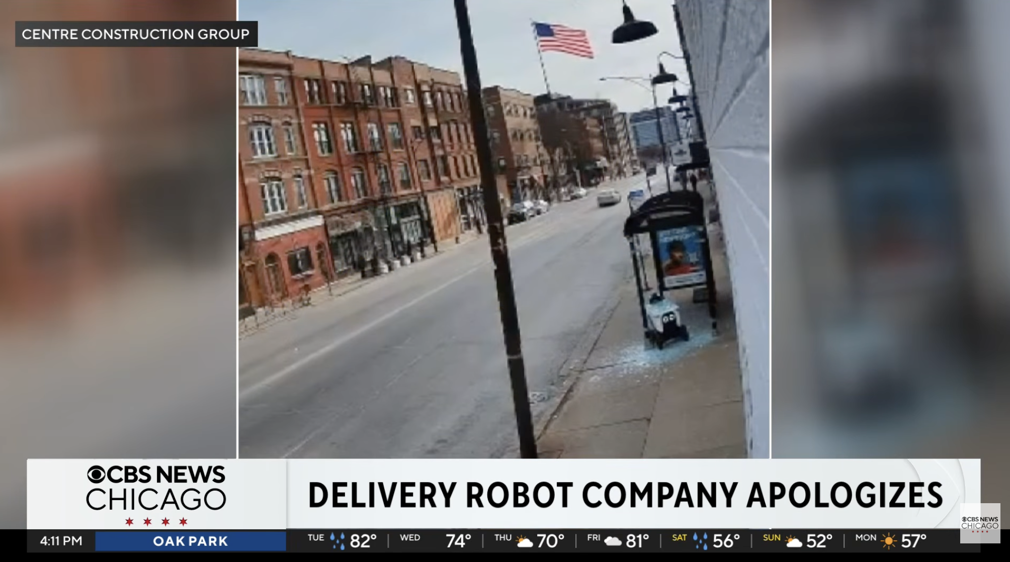 Delivery robot company apologizes