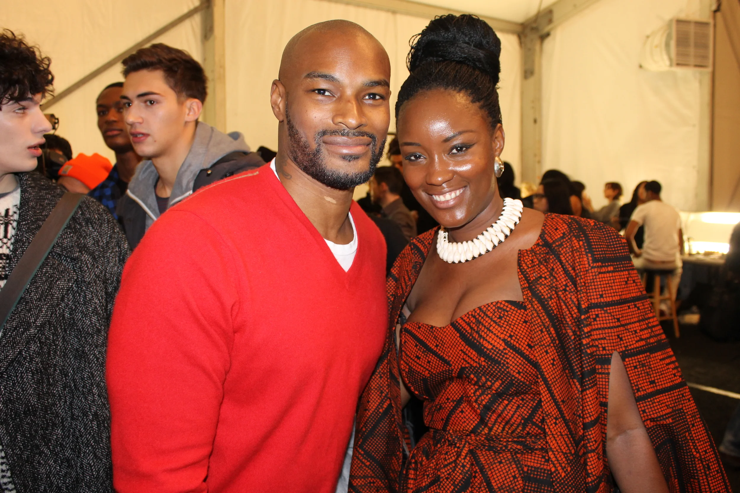 Mary Ann KaiKai with Tyson Beckford