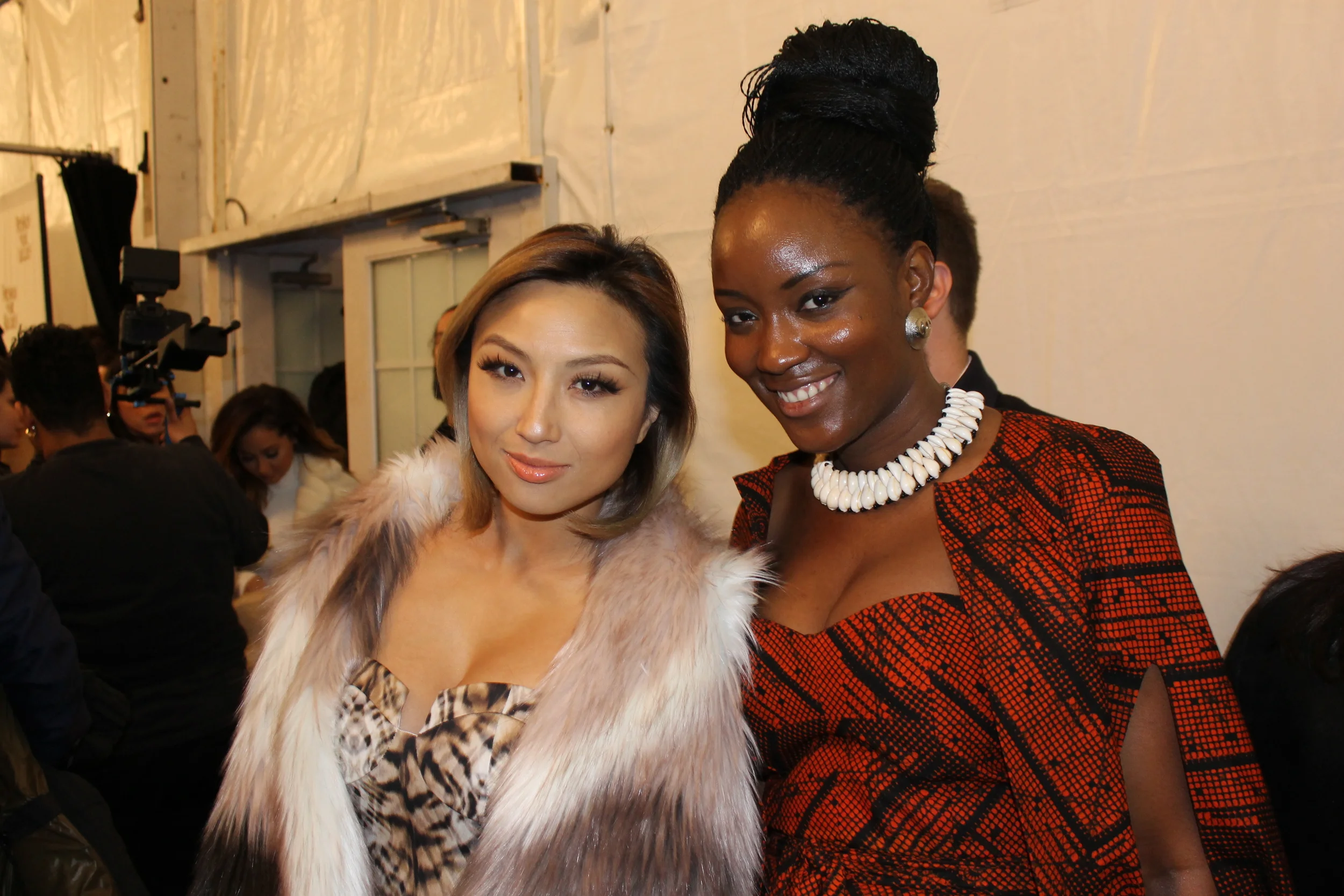Mary Ann KaiKai with Jeannie Mai of the Real and NBC