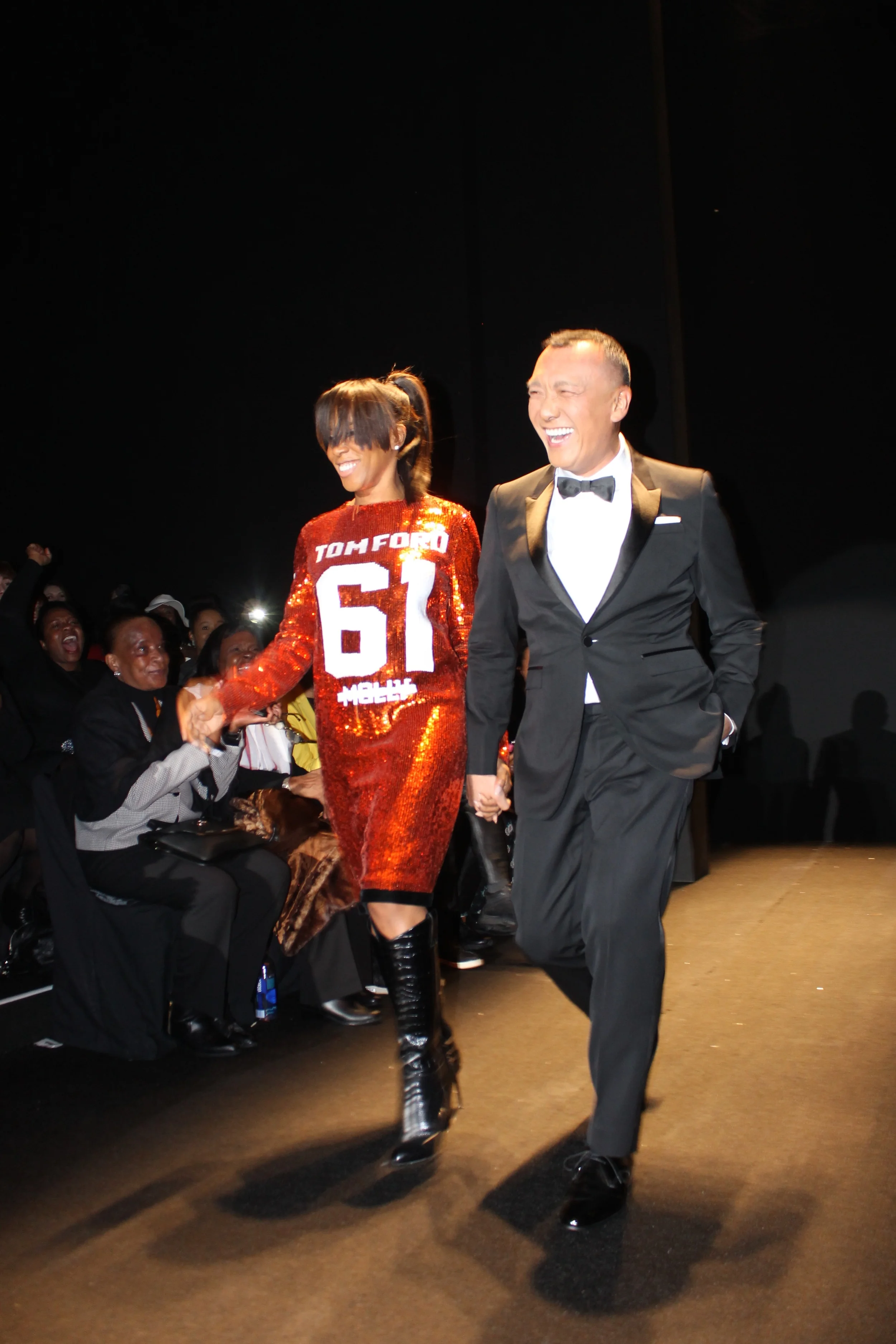 June Ambrose and Joe Zee of Yahoo Style turned up!
