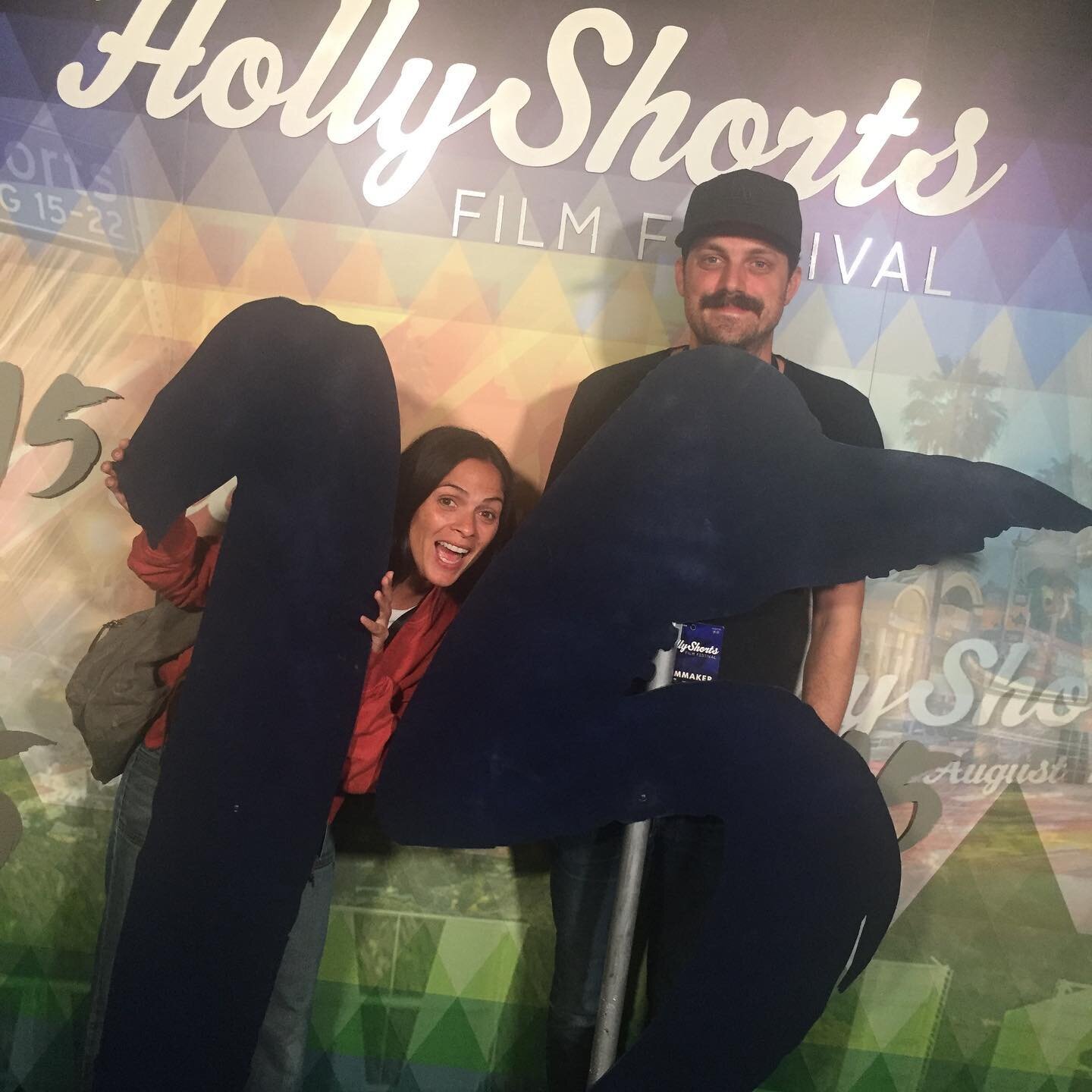 Come support these two idiots tonight at the 10p screening of @ladyhaterfilm in the Comedy II Block of @hollyshorts. We braved the boa constrictors, celebrity impersonators and aggressive tour guides of Hollywood and Highland to make you laugh tonigh