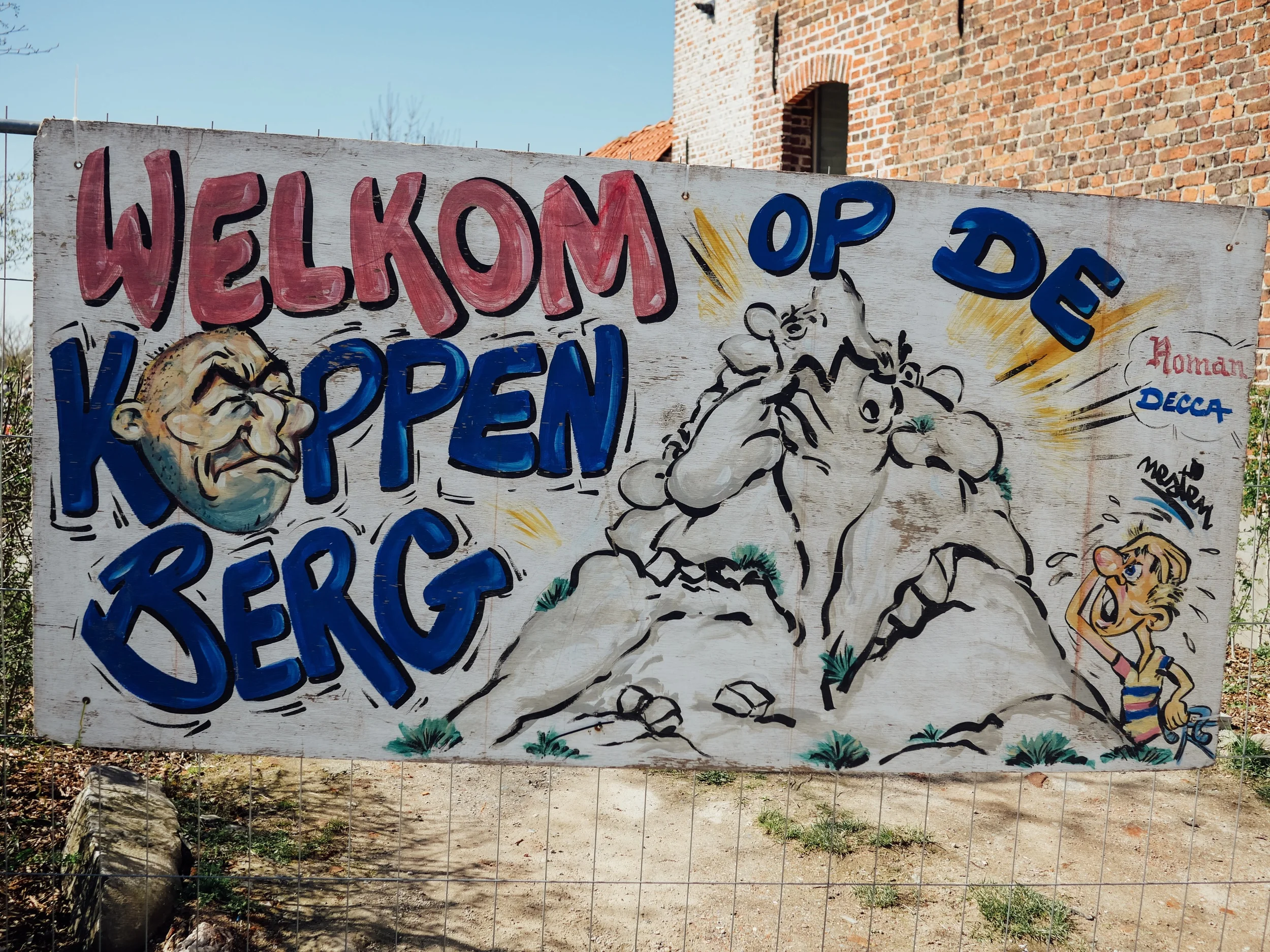 At the base of the Koppenberg.
