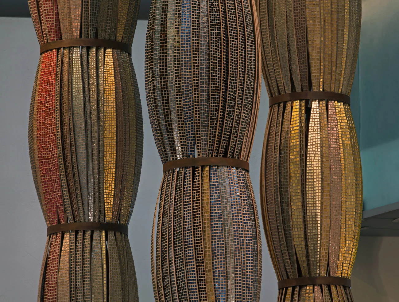 Day Light | Glass composite, concrete, steel. 15'h x 6'w x 6'd. Bellevue Art Museum; Bellevue, WA. View Installation Process hoto by Russell Johnson