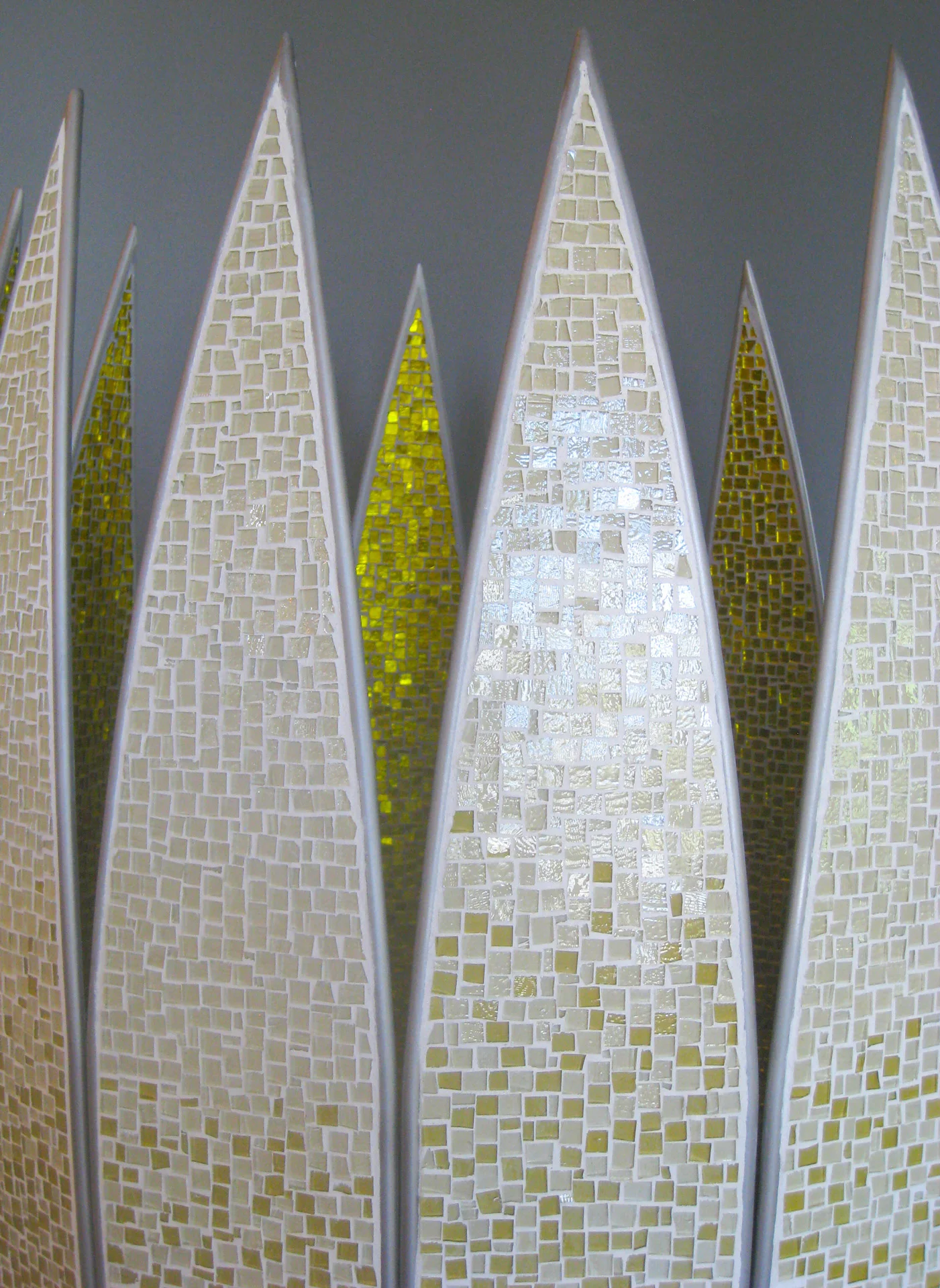 Petal | Court of Light Sculpture Garden, Bellevue Art Museum; Bellevue, WA. Glass, concrete, steel. 36"h x 31"w x 31"d