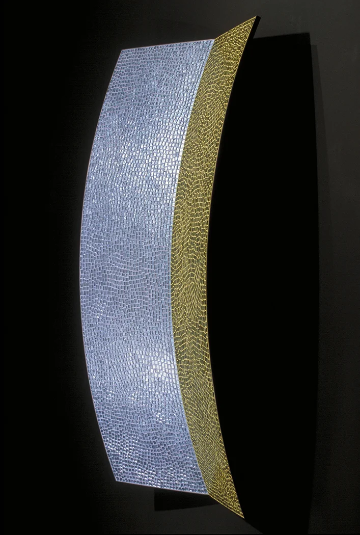 Yin & Yang, 2001. Clise Properties; Seattle, WA. Glass, concrete, steel. 48"h x 25"w x 10"d. Commissioned by Clise Properties. 