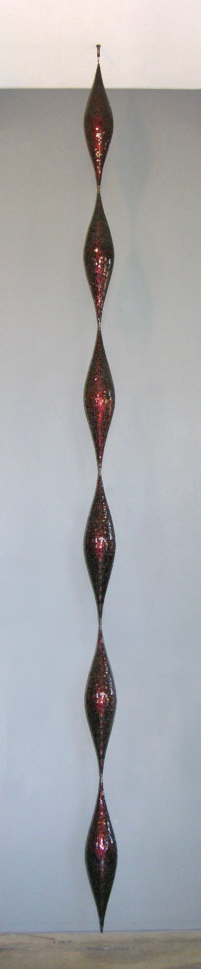 Heartline, 2006 | Seattle, WA. Glass, composite, concrete, steel. 15'h x 6"w x 6"d. Private Commission