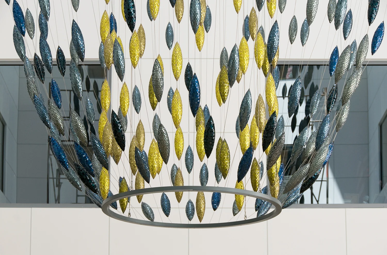 Morning, 2009 | Baker Botts, LLP Warner Building; Washington, DC. Glass, composite, concrete, steel. 18'h x 12'w x 12'd. Commissioned by Baker Botts, LLP. View Installation Process