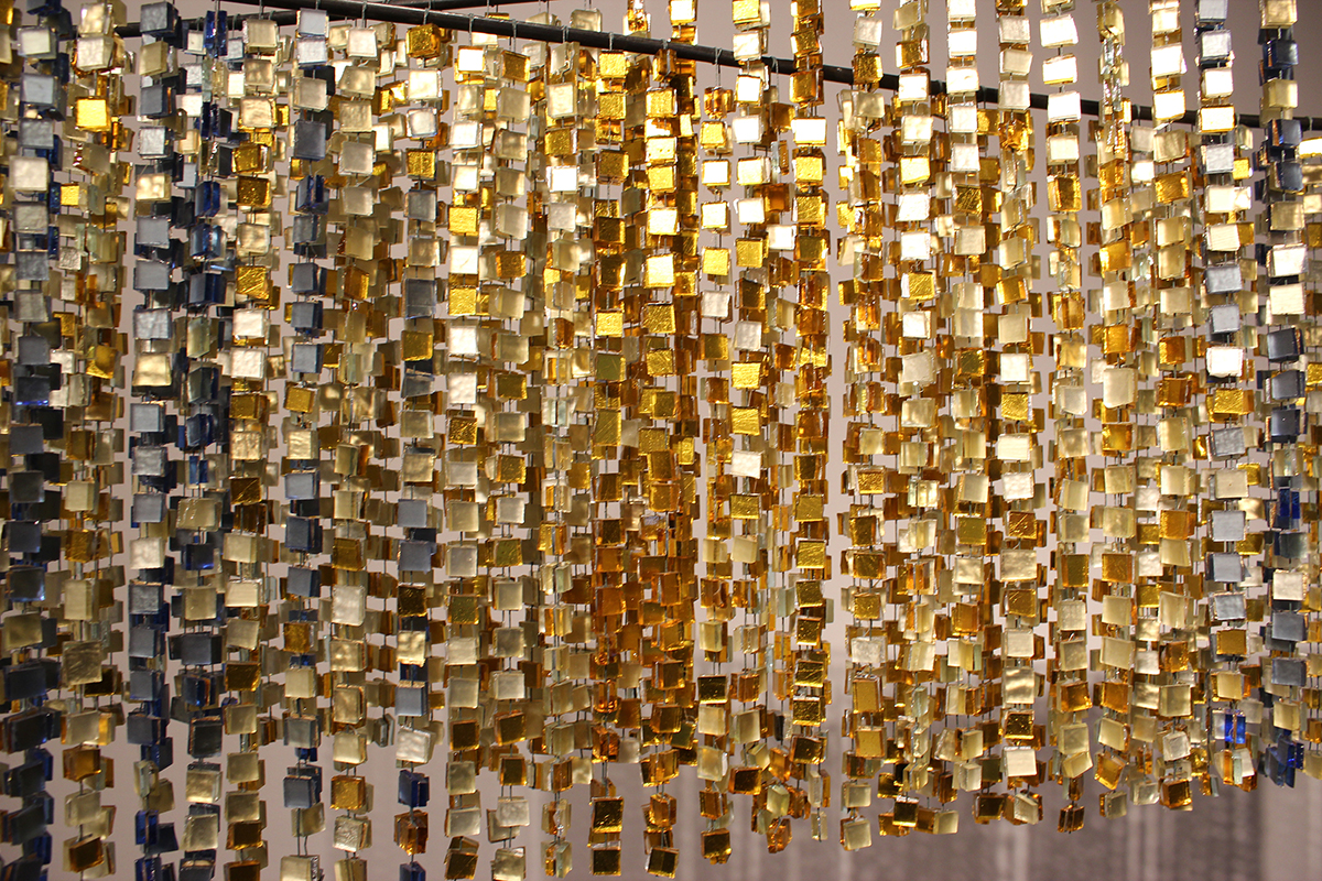 Mobius Light | Glass, steel. 12.5"h x 37"w x 5.75"d hoto by Keara Burton
