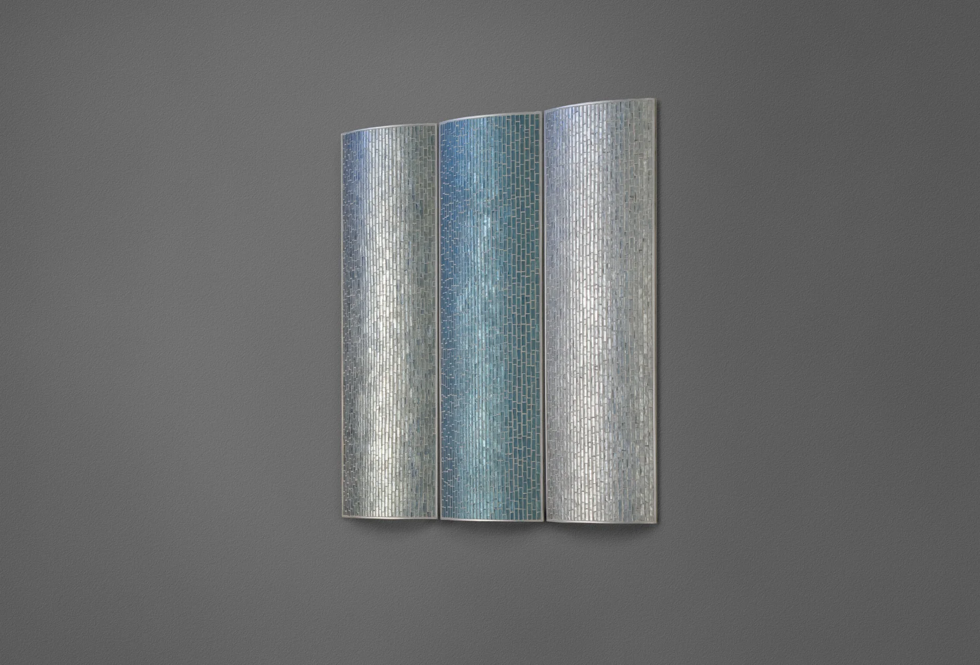 Water | Glass, steel. 30"h x 28.5"w x 1.5"d hoto by Lisa Jacoby