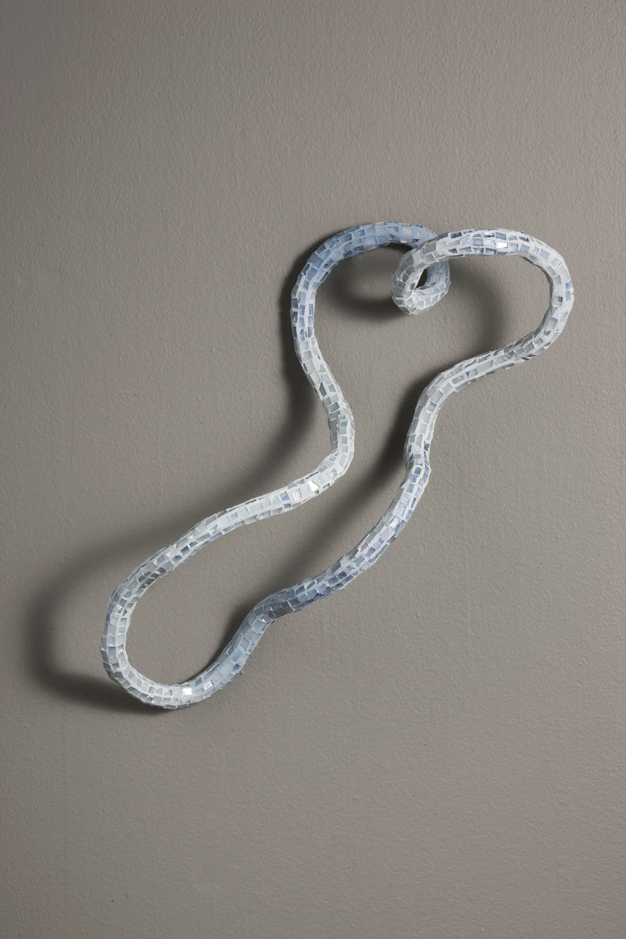 Drawing (ice) | Glass, epoxy, plaster, wire. 20.5"h x 8"w x 6"d Photo by Russell Johnson