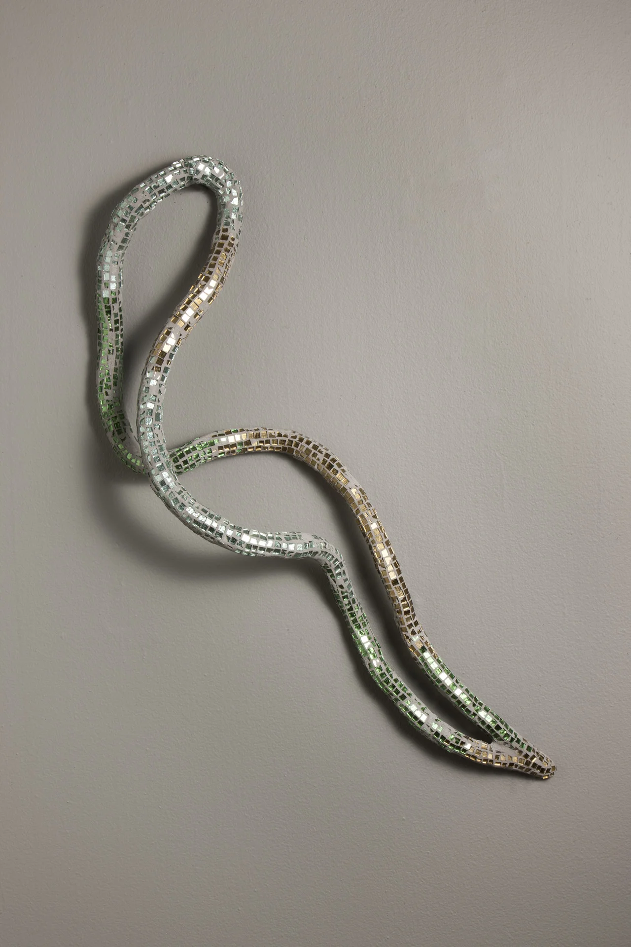 Drawing (sand) | Glass, epoxy, plaster, wire. 34"h x 13"w x 5.5"d Photo by Russell Johnson