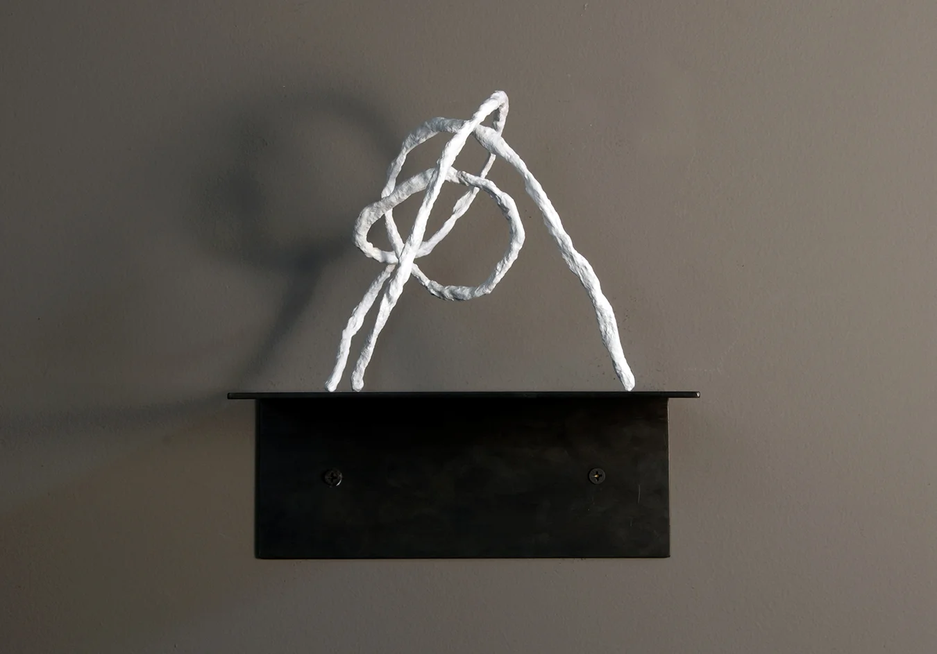 White Drawing #3, 2011 | Cast bronze, acrylic. 9.5"h x 8.5"w x 7.5"d hoto by Lisa Jacoby