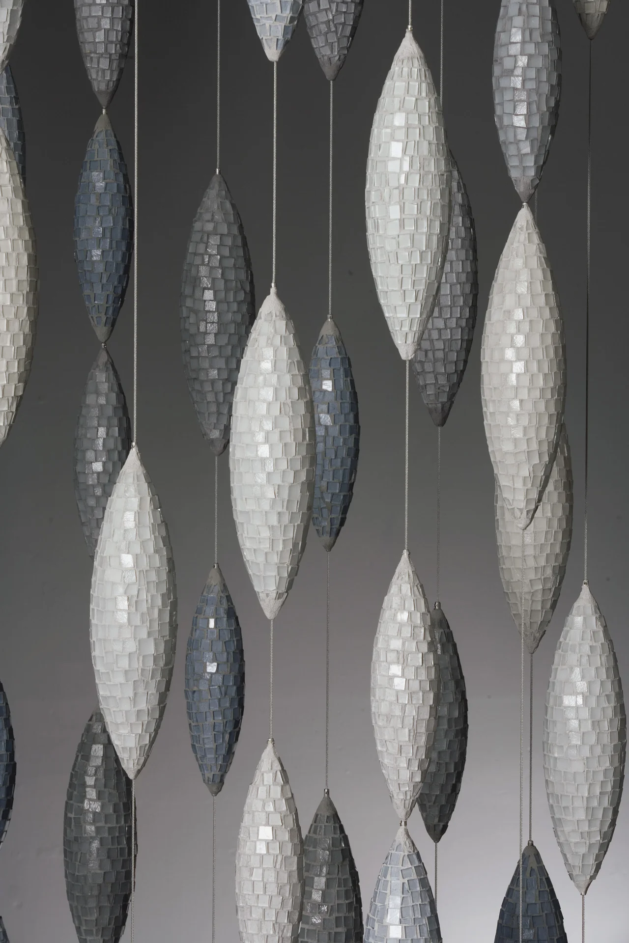 Fog | Glass, composite, concrete, steel. 144"h x 67"w x 32"d Photo by Russell Johnson