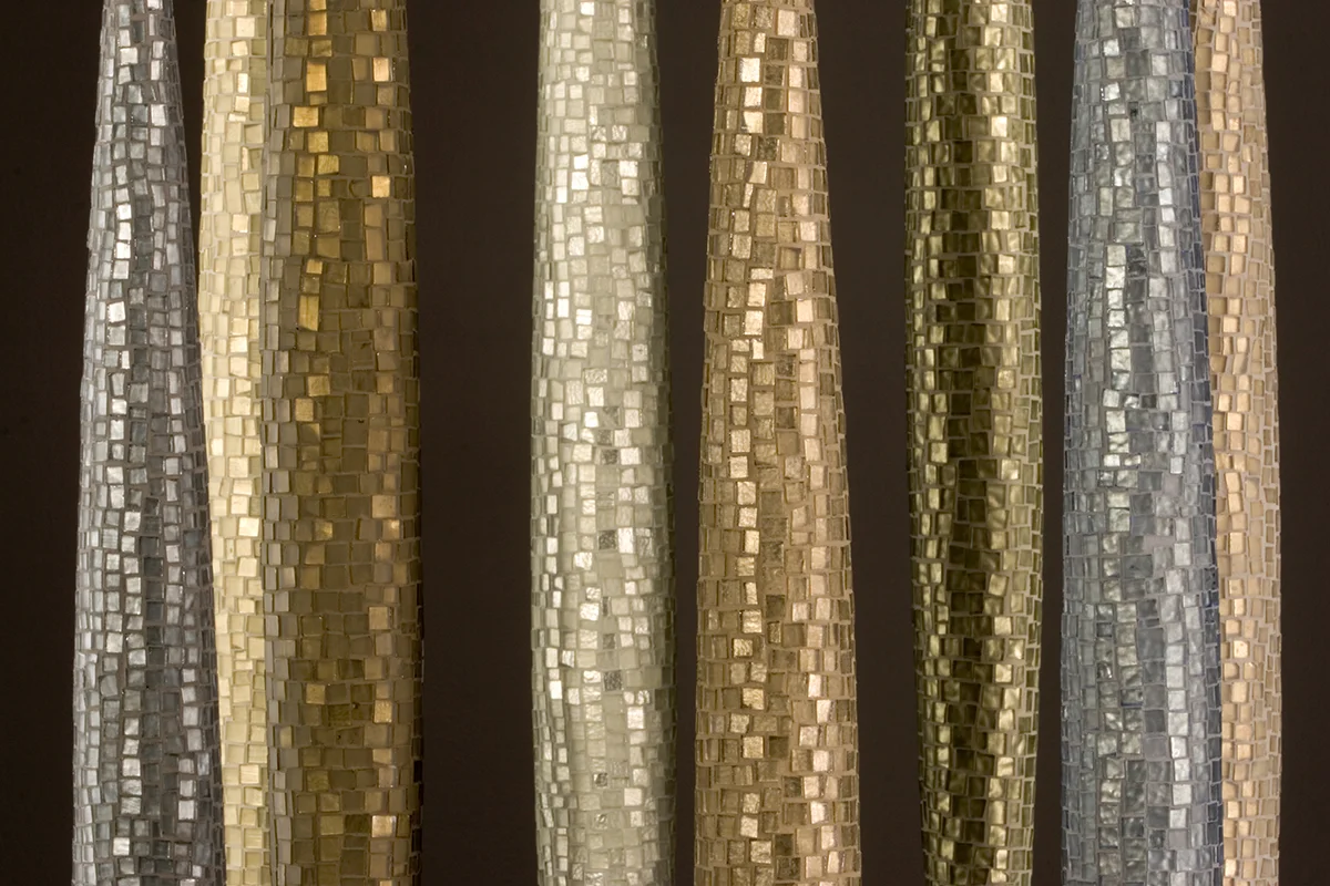 Eight Pods | Glass, composite, concrete, steel. 60"h x 30"w x 15"d hoto by Russell Johnson