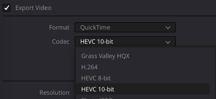 DaVinci Resolve Studio 14.0.1 brings HEVC Export!