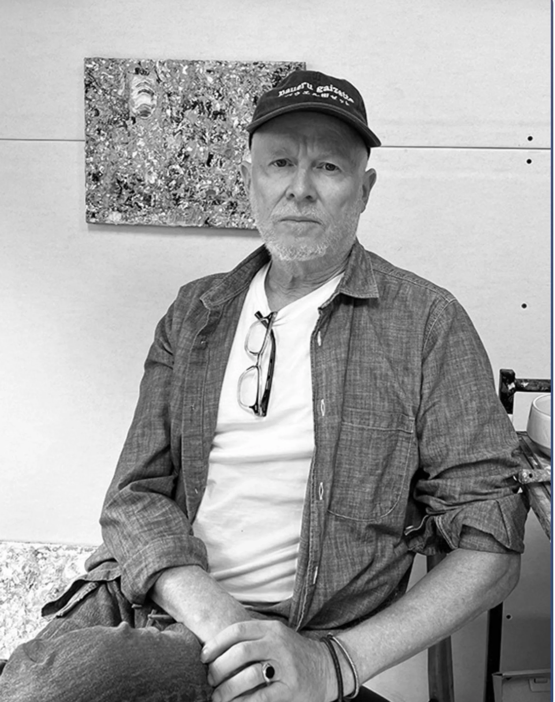 Derek Root in his studio.