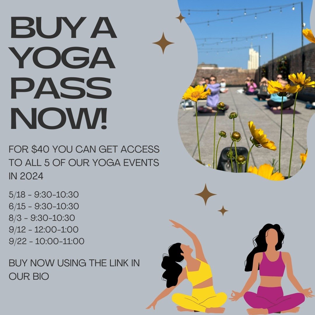 Secure your spot for a mindful flow at our rooftop garden led by @citra_fitness_and_movement and @expressions4uyoga