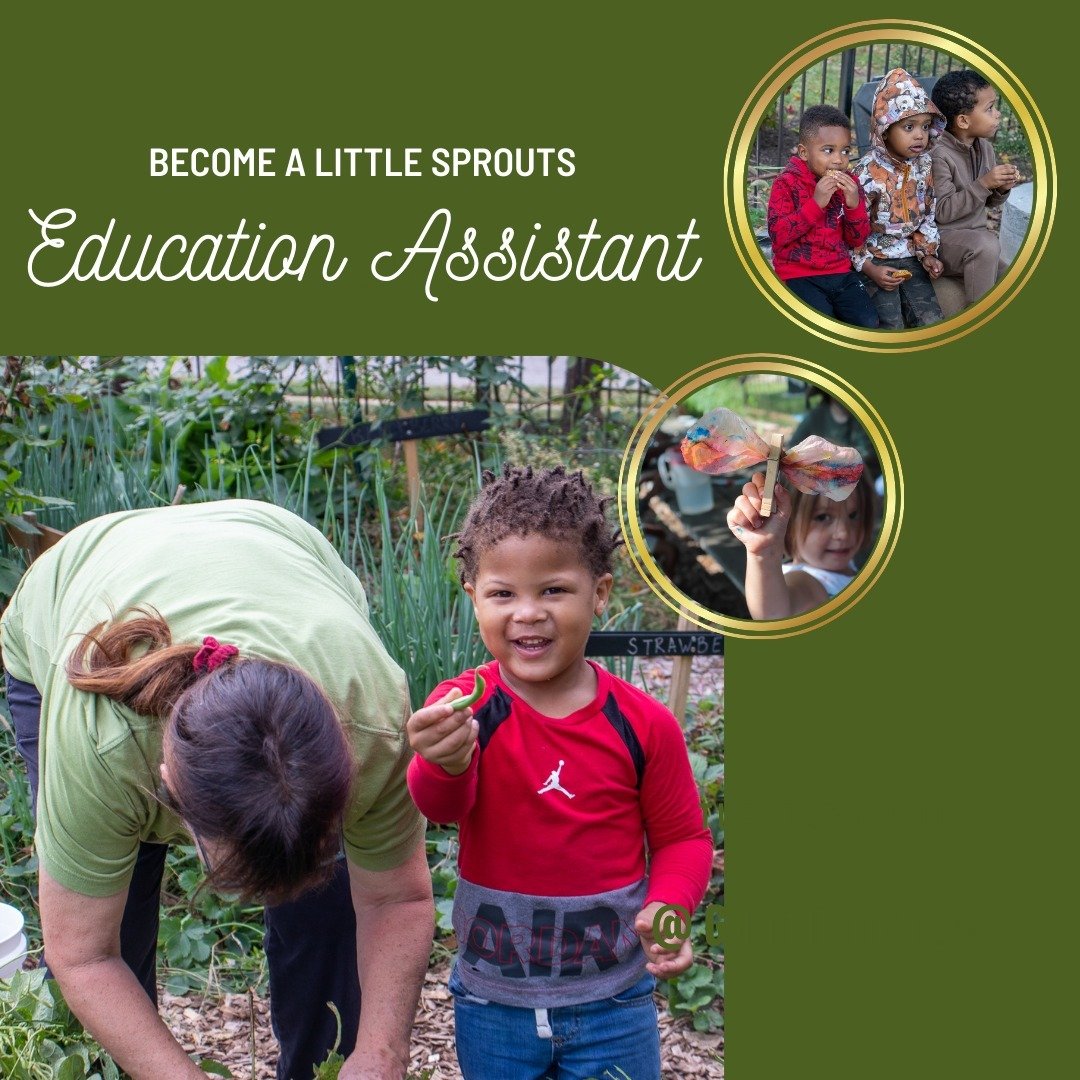 Earth Day is approaching and you may be wondering how to celebrate and give back to the planet. Consider our Little Sprouts Education Assistant position! Click the link in our bio to apply.