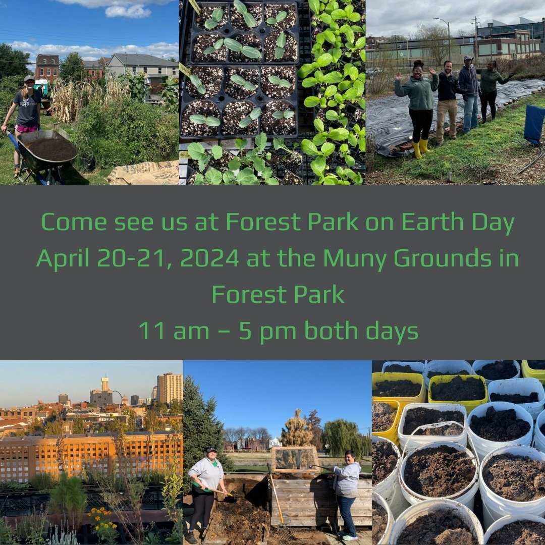 Come celebrate Earth Day with us this weekend at Forest Park, hope to see you there!