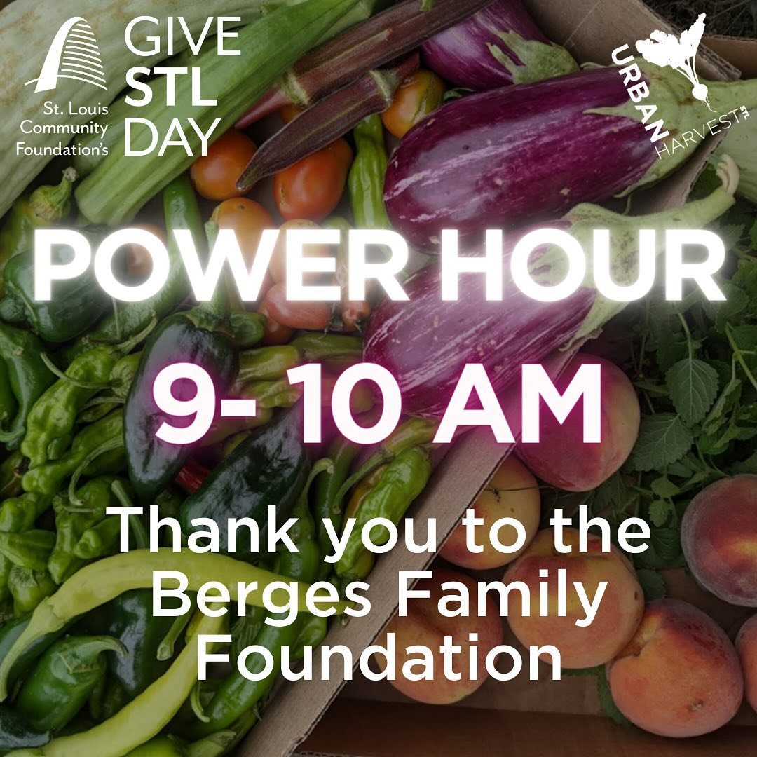 It&rsquo;s Power Hour!  Your impact is amplified by the Berges Family Foundation. Next power hour is 12-1 pm.