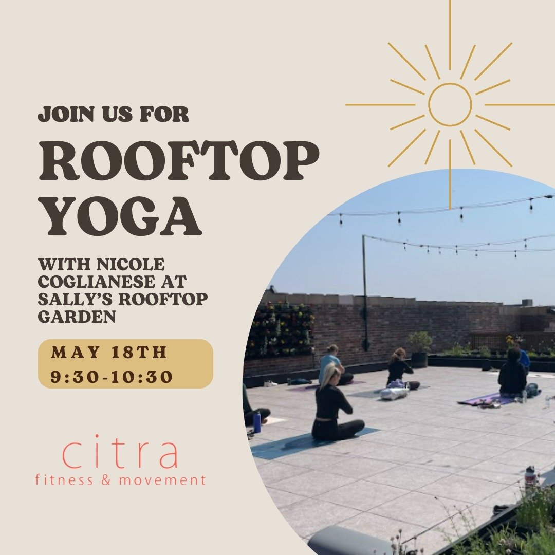 We're so excited for first yoga event of the season is this Saturday with @citra_fitness_and_movement get your tickets with the link in bio!