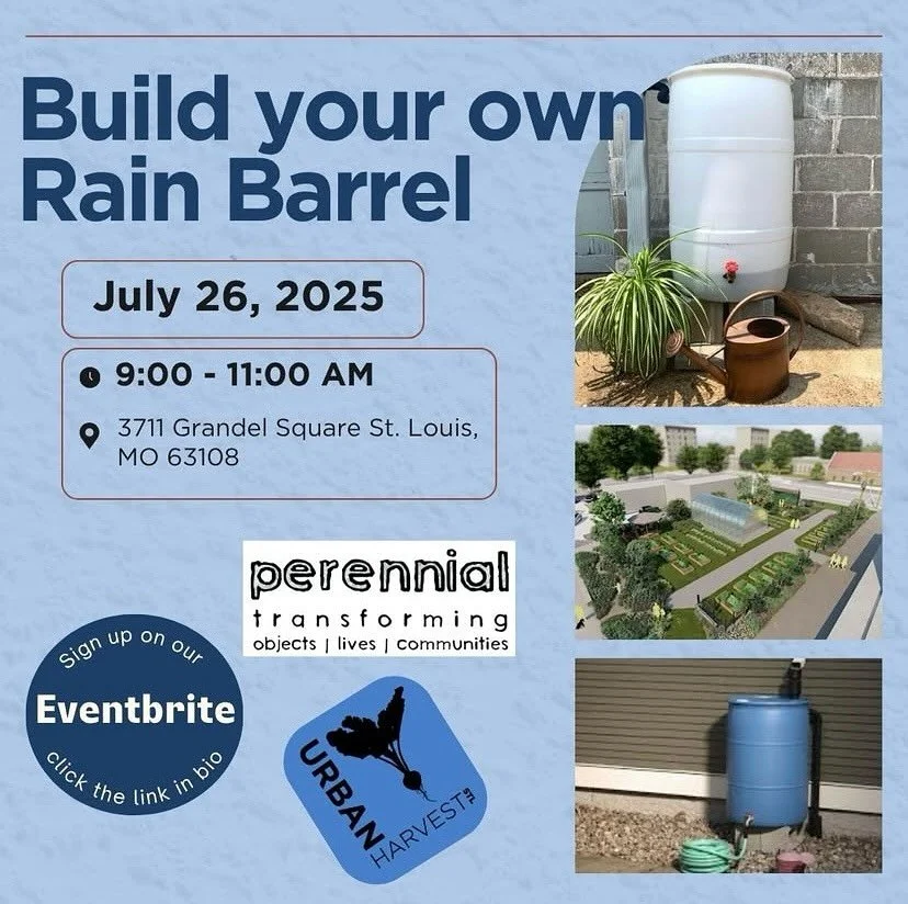 Want to transform a 55-gallon drum into a Rain Barrel for your garden? Practice sustainability at home and save on your water bill. 

We only have 3 tickets left, get yours now and join us this Saturday!

Event details and registration are on our Eve