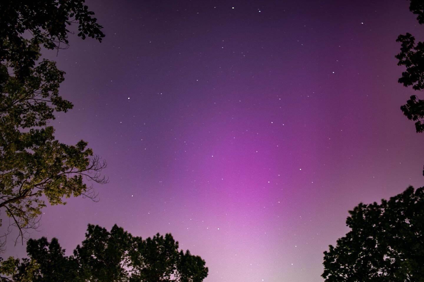 Would be infinitely cooler if I wasn&rsquo;t just in my backyard dealing with light pollution, but I&rsquo;ll take Aurora any way I can get her!