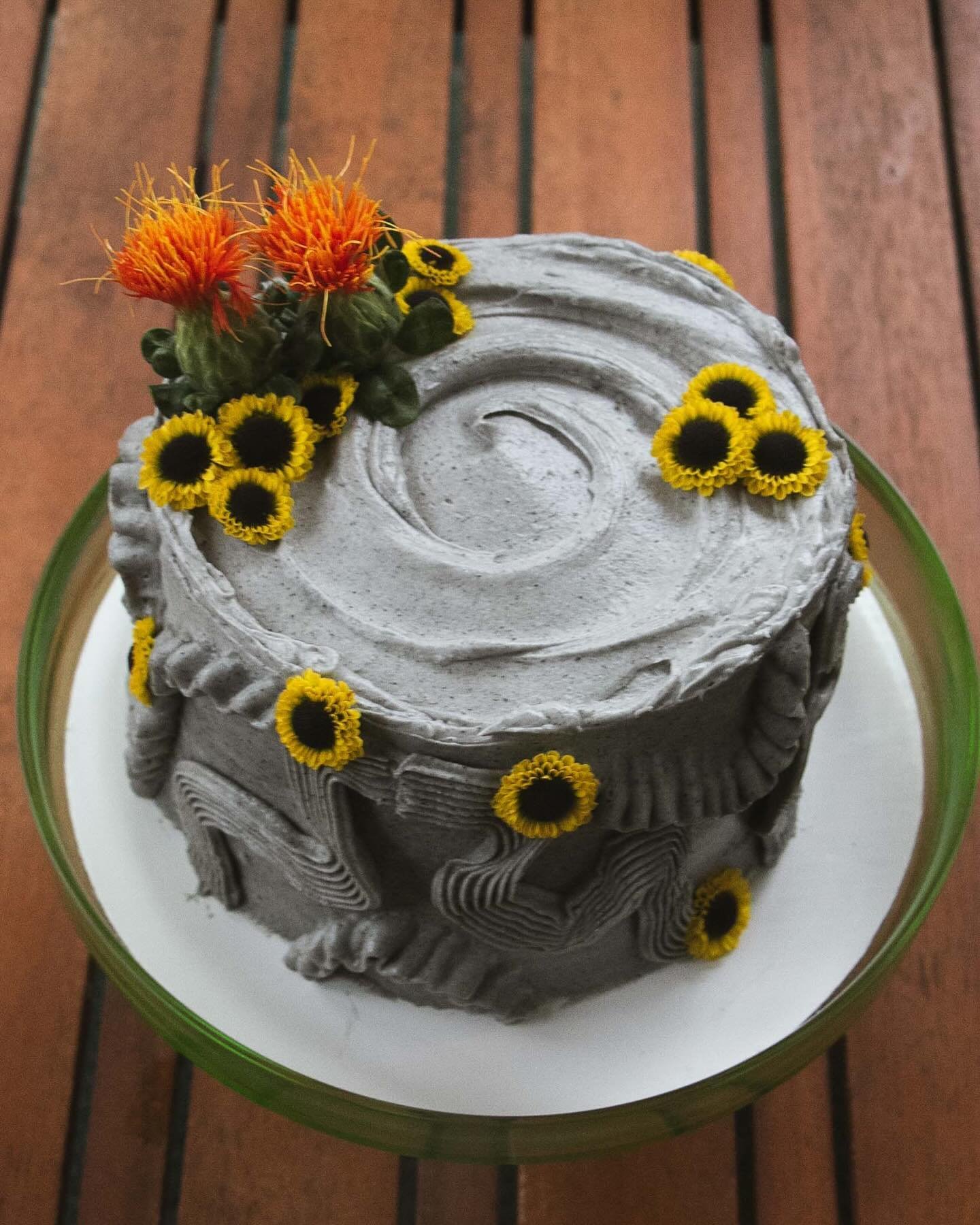 Try the grey stuff, it&rsquo;s delicious. Don&rsquo;t believe me? Just ask Iris! 

I knew the moment I thumbed through @natashapickowicz&rsquo;s book, More Than Cake, I&rsquo;d be making this cake. Sesame chiffon cake, pineapple lime marmalade, and s
