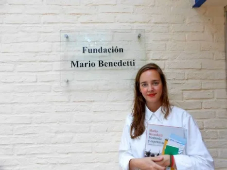 En la Fundación Mario Benedetti de Montevideo (Uruguay).