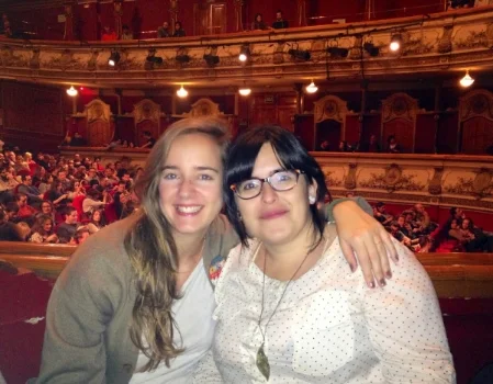 Con Luci Romero en Valencia (España).