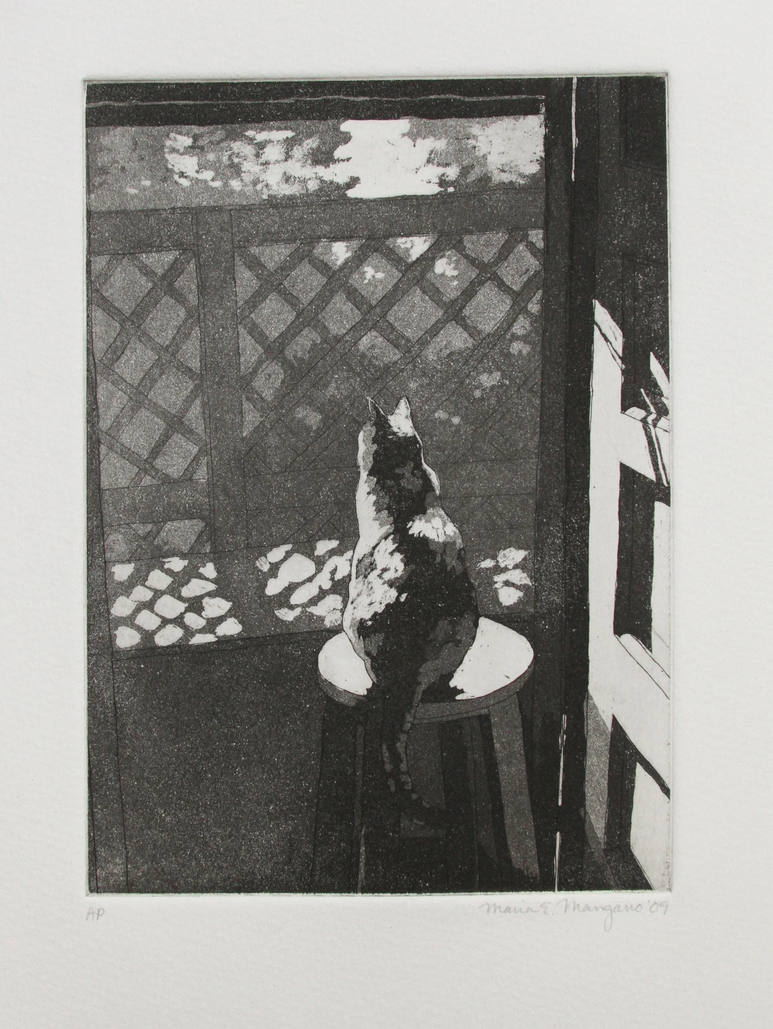  Freyja  etching  2009 