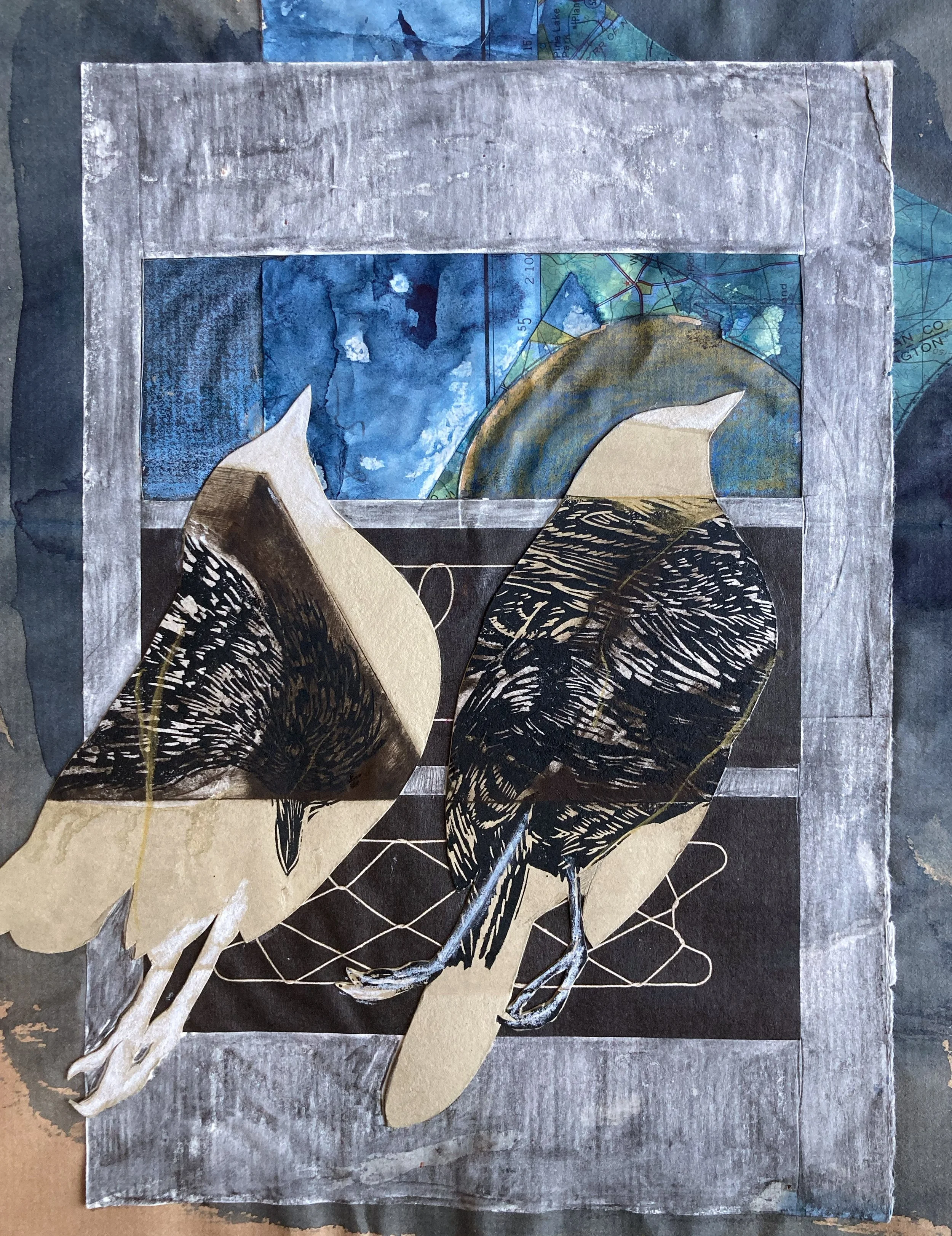  Transmigration  mixed media  2025 