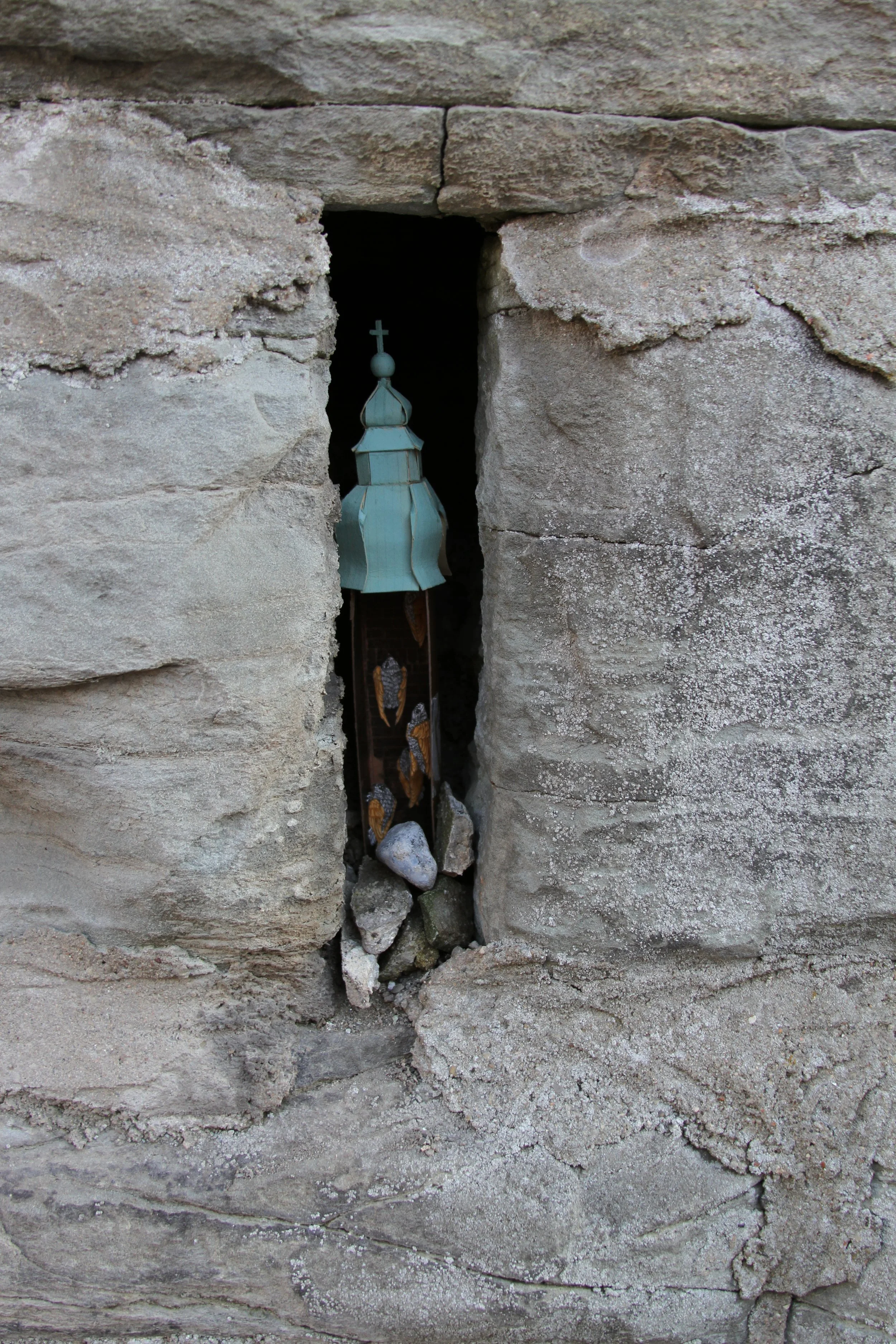  Kapliczek series:  przestarzały (obsolete)  mixed media  2010 