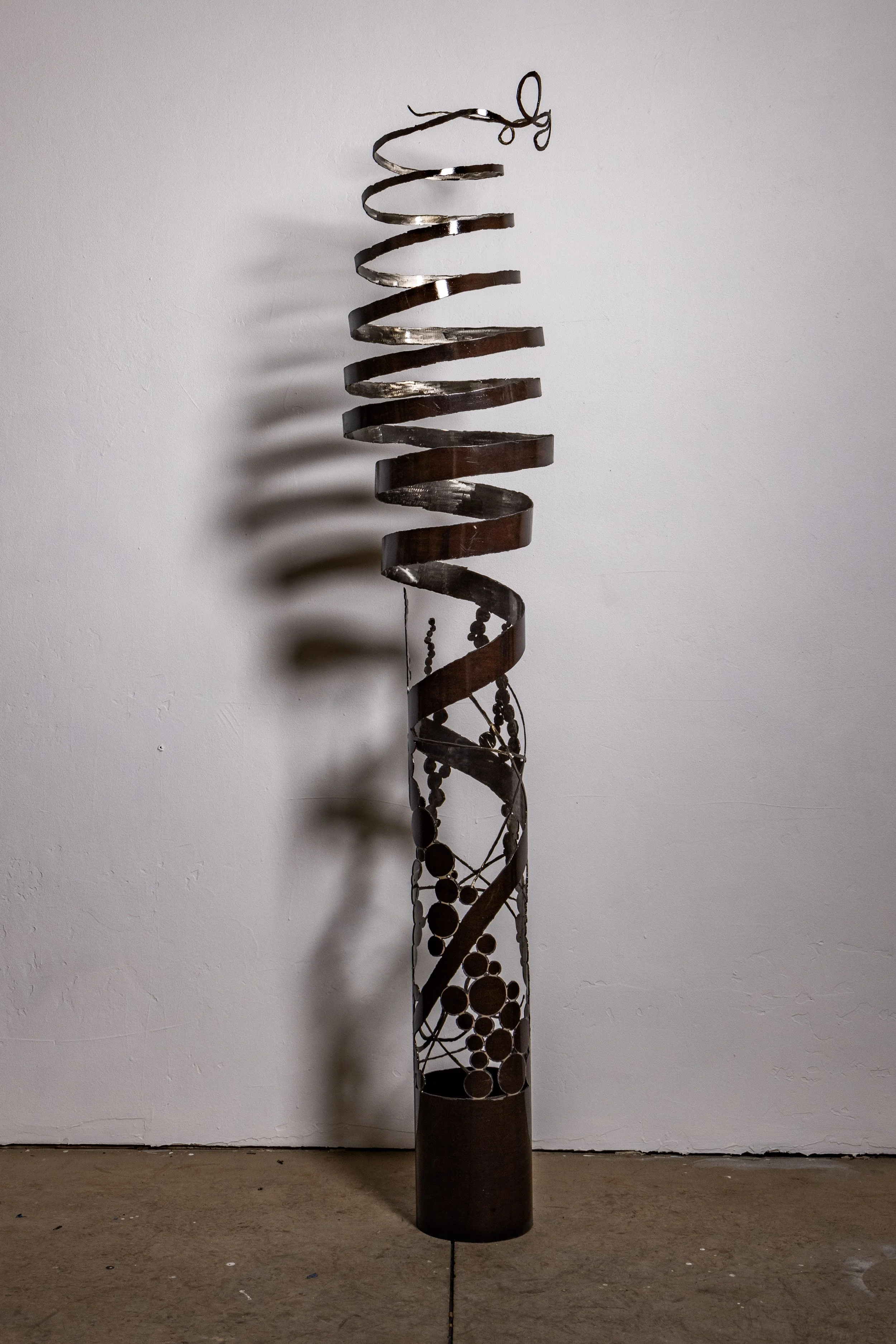 Spiral with Rust Spots