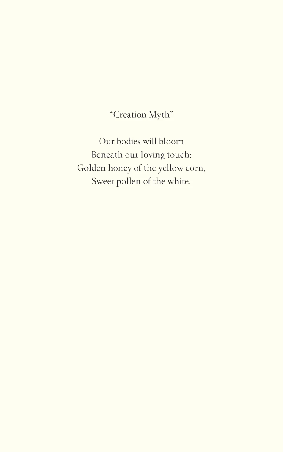 Haiku for Aphrodite, poem