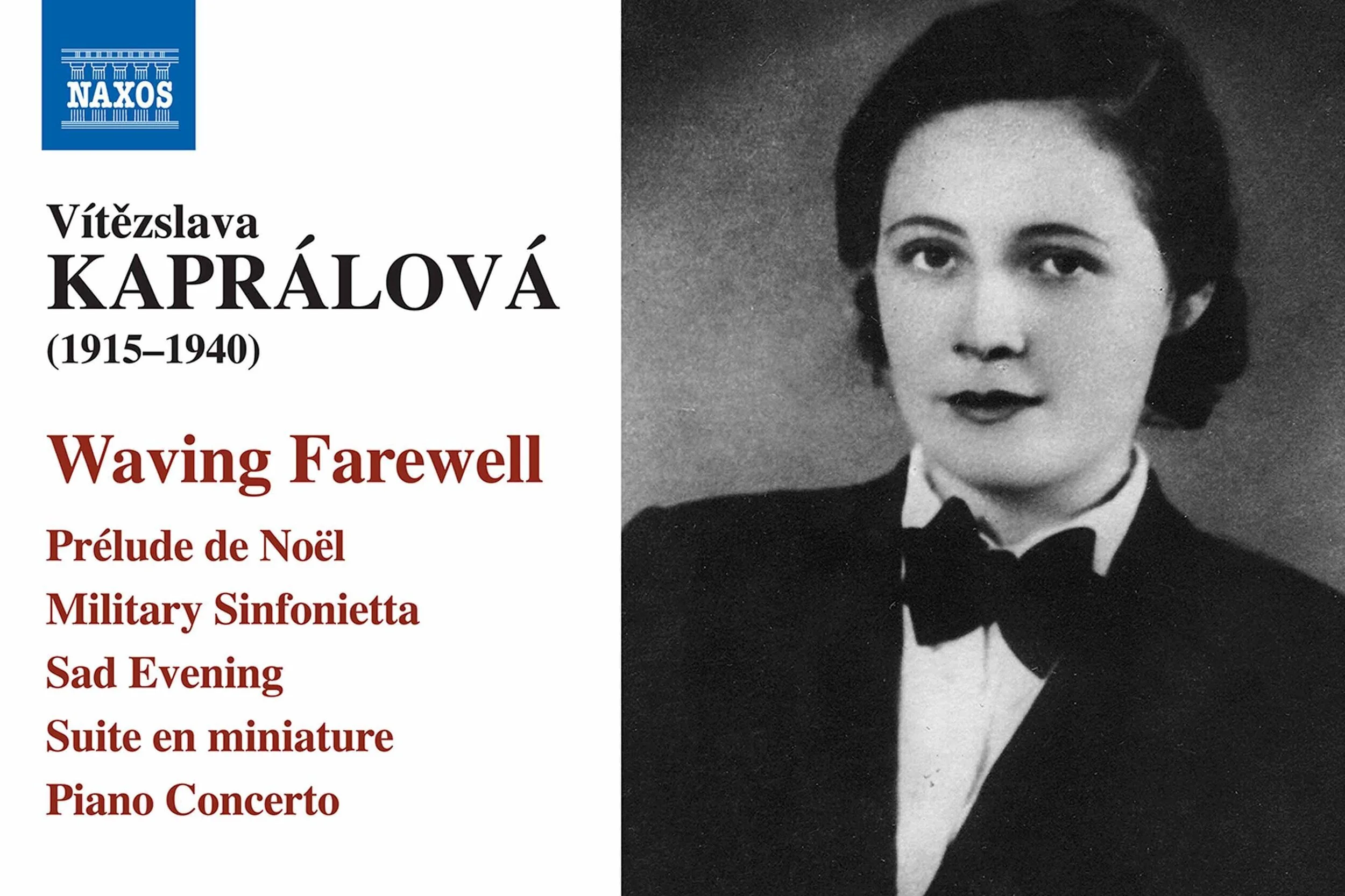 NICK APPEARS ON NEW ALBUM OF WORKS BY VÍTESZLÁVA KAPRÁLOVÁ