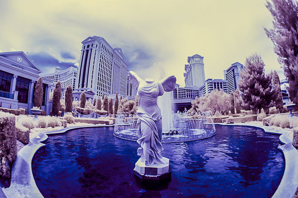 View of the Fountains at Caesars Palace