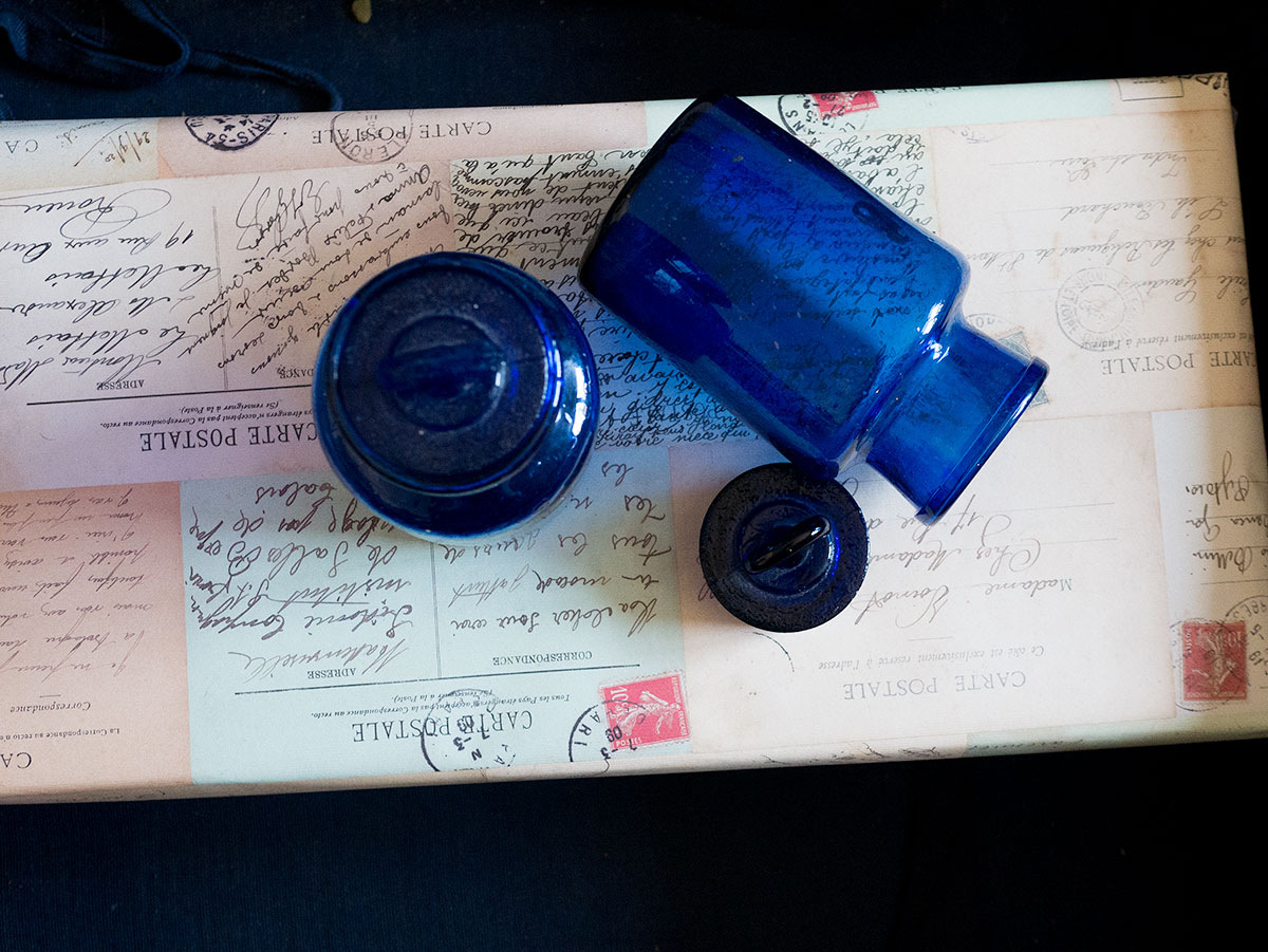 Vintage Blue jars