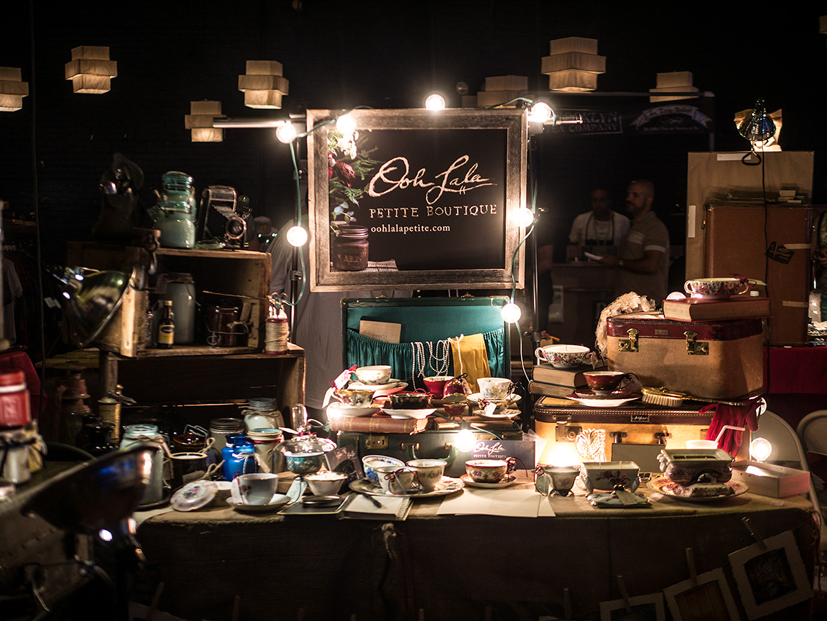 Our booth at Brooklyn Bazaar