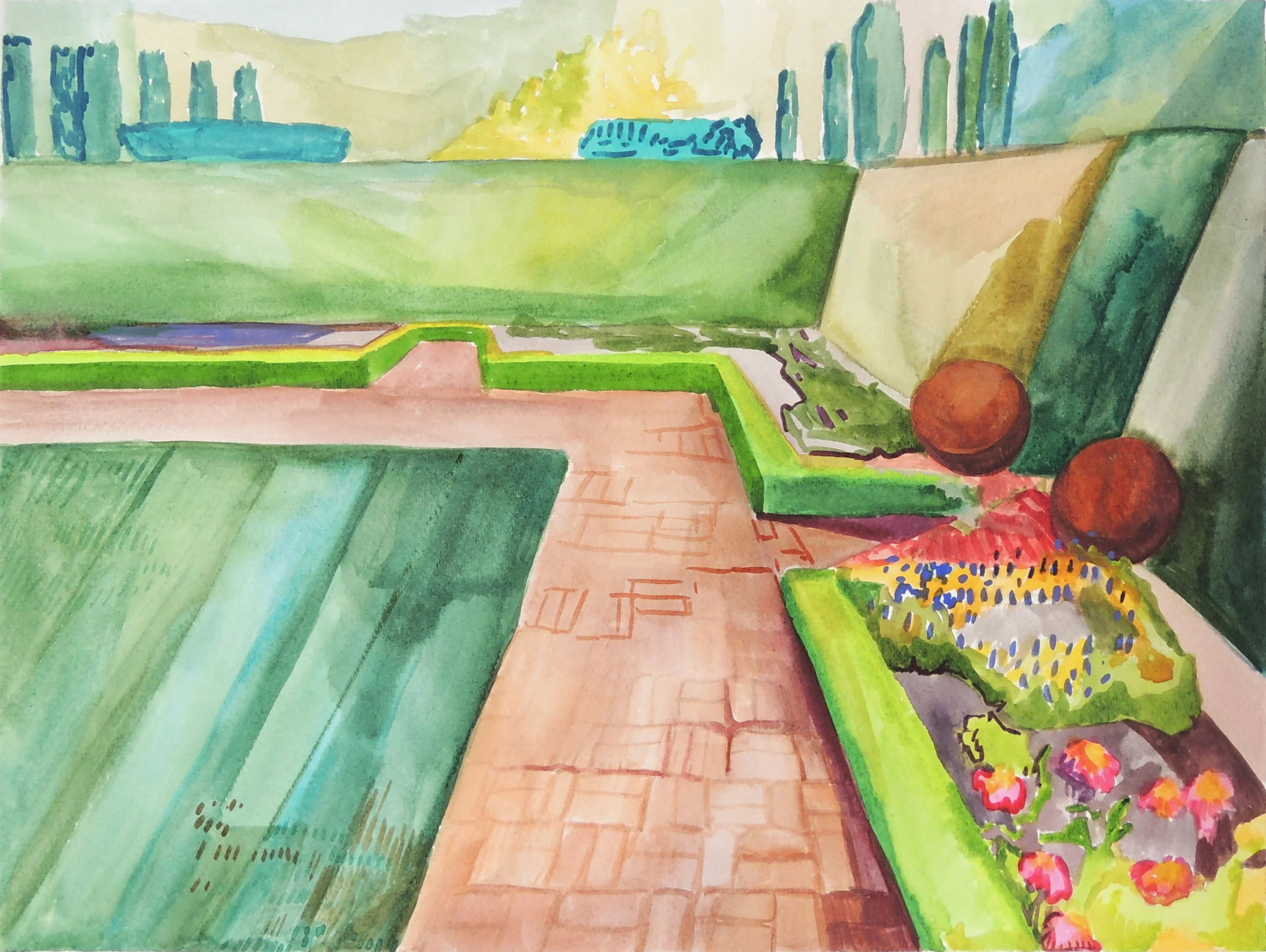 Bordered Path, Filoli