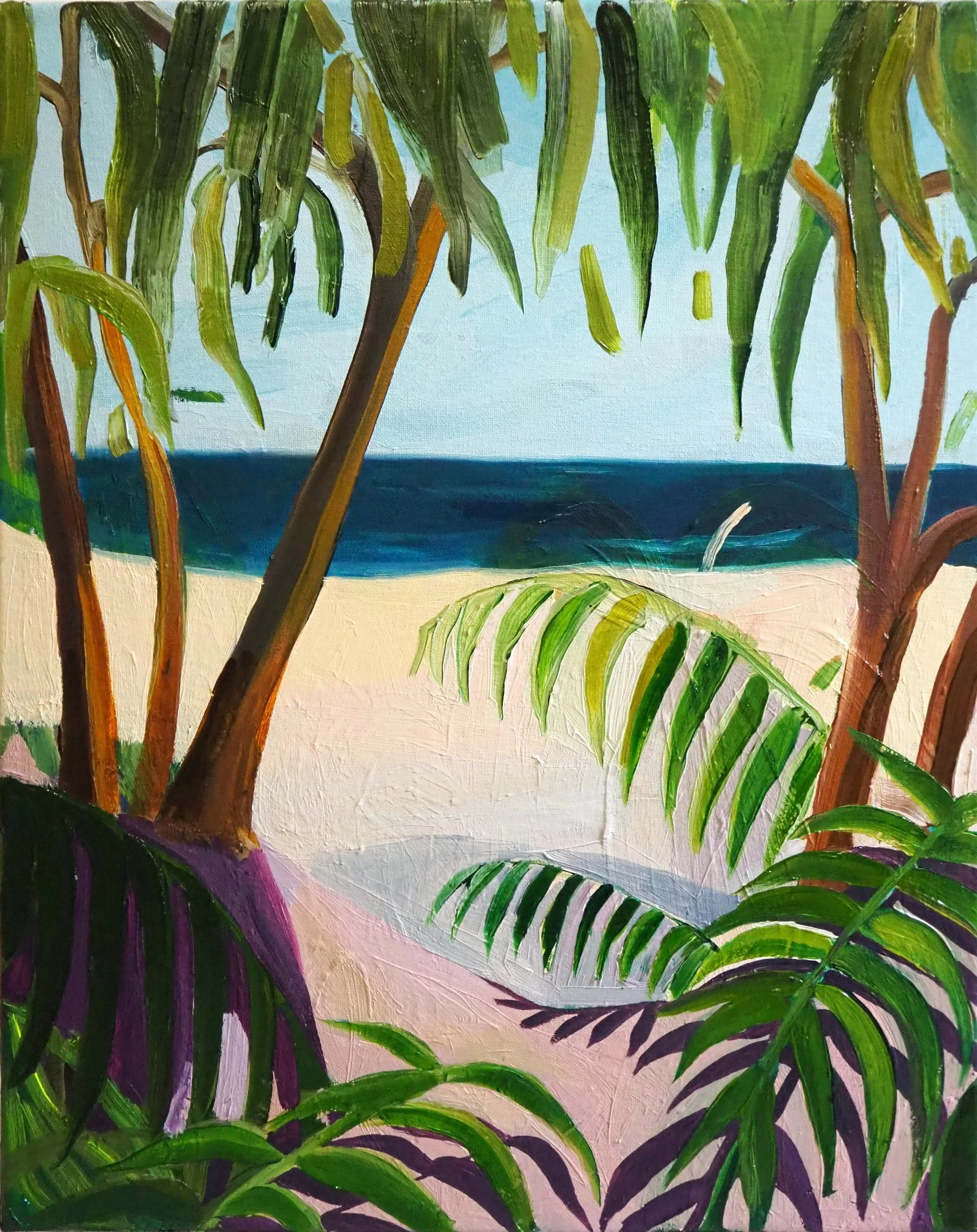 Peeking Through Fronds