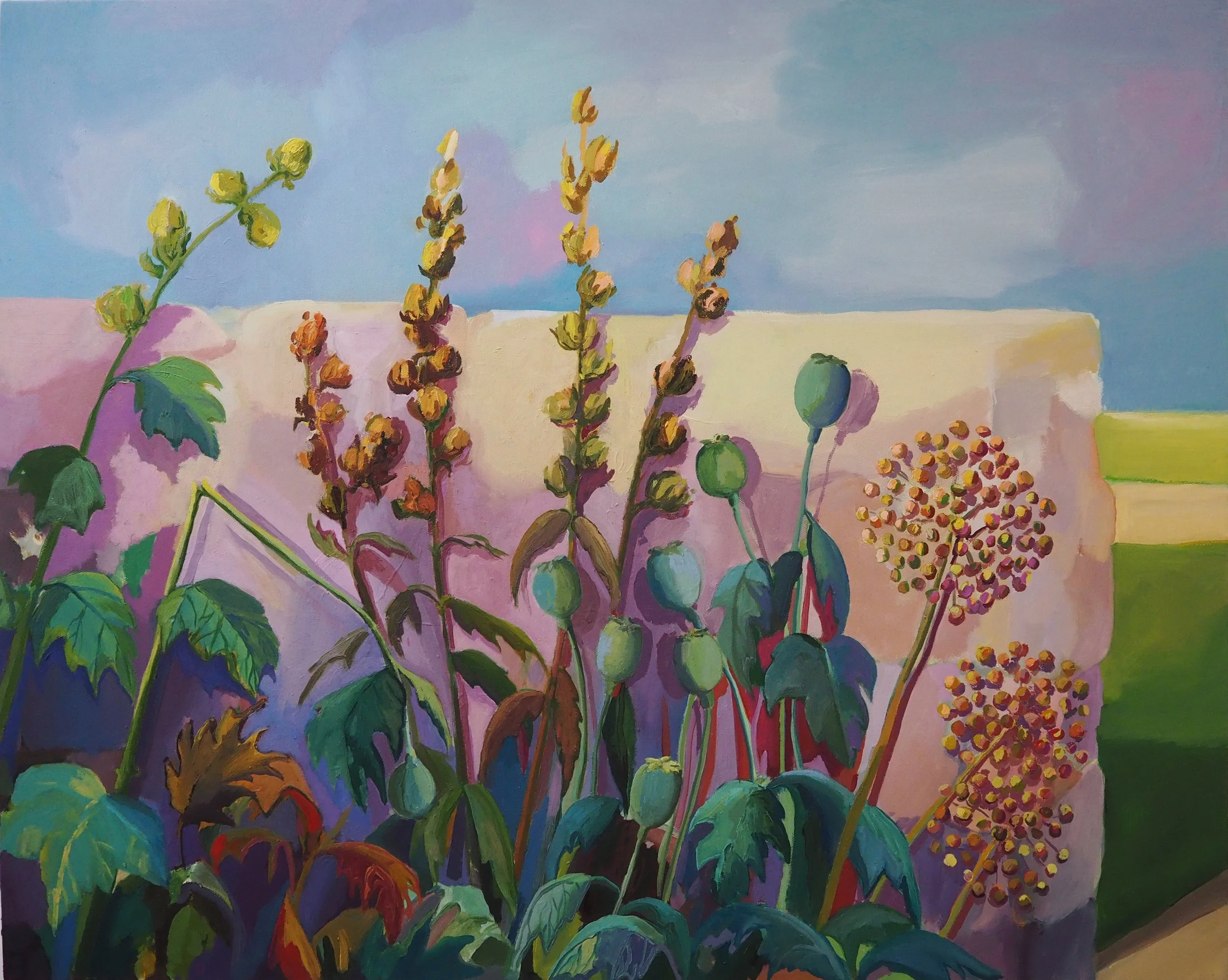 Post Bloom Border Garden