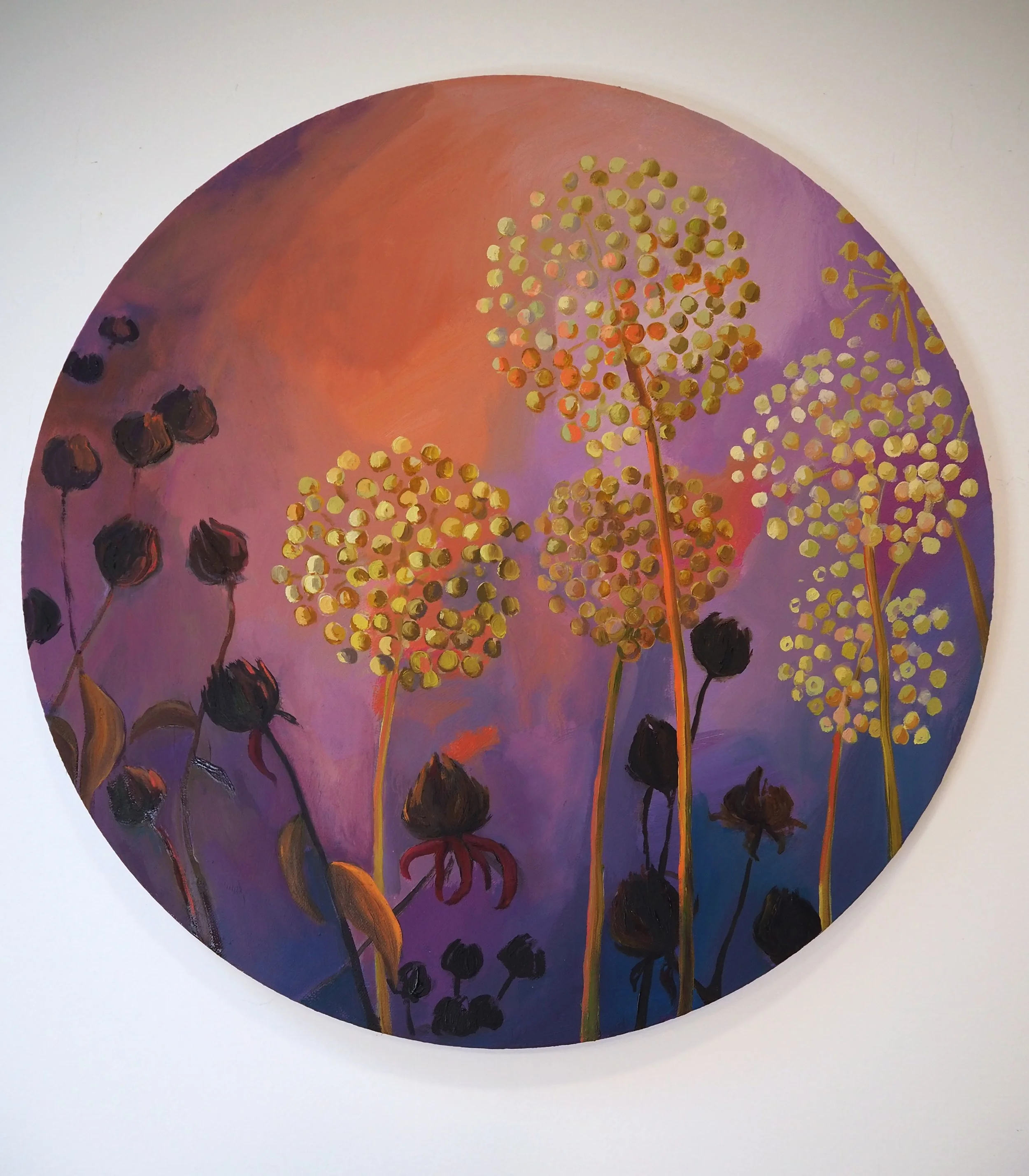 Seedheads at Dusk