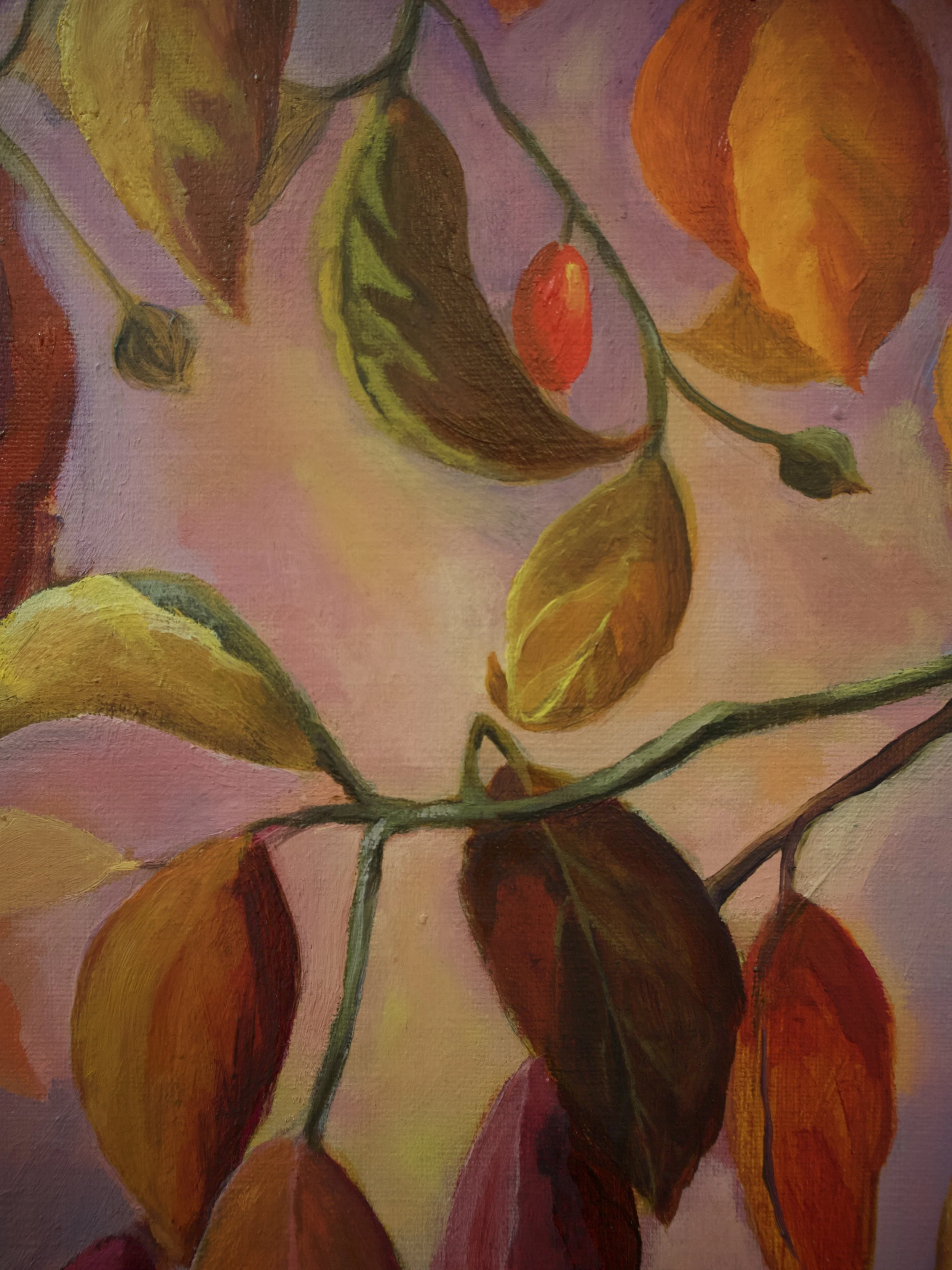 Plein Air or Dogwood in Autumn