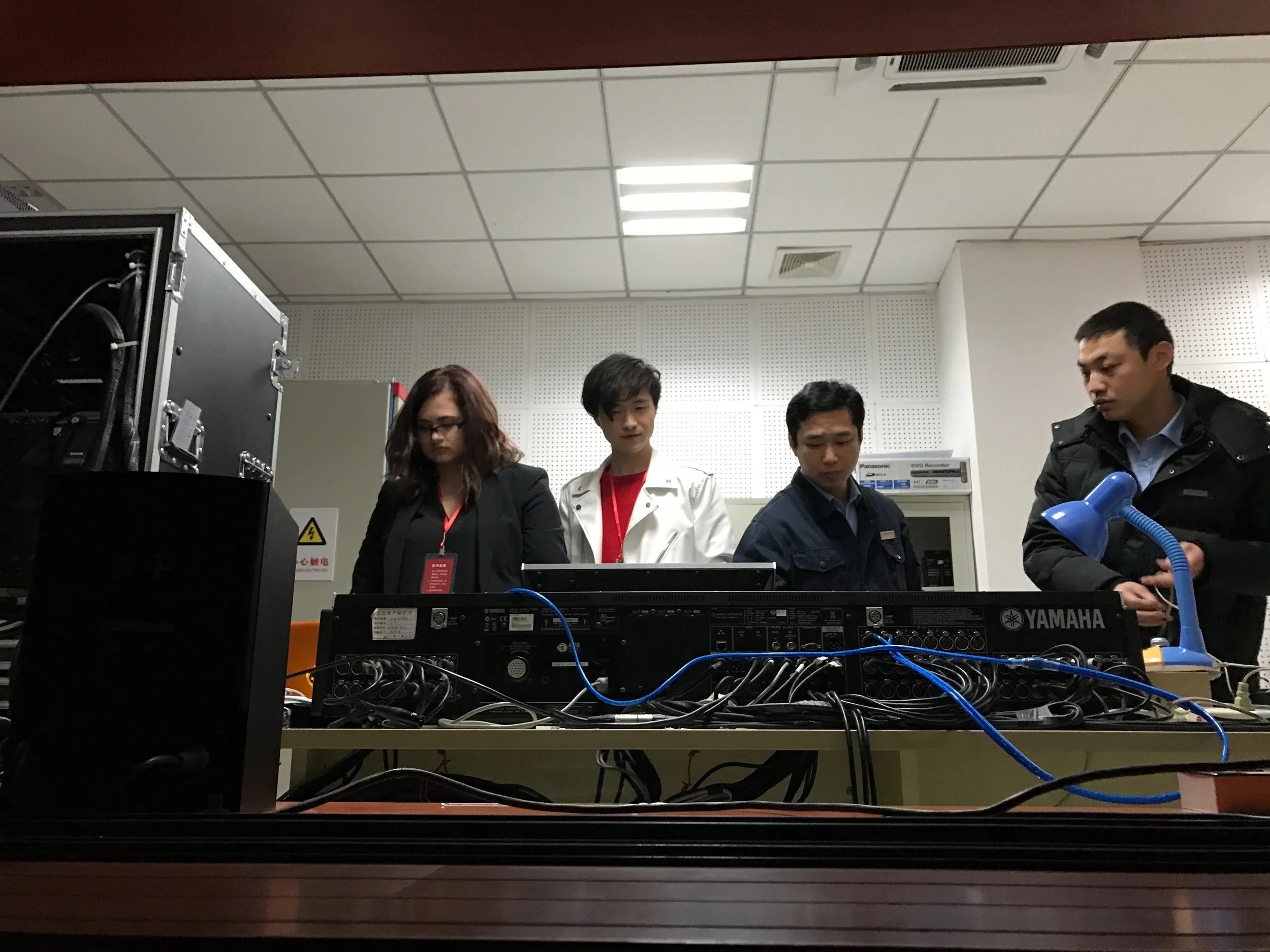 The Technical crew doing a great job.