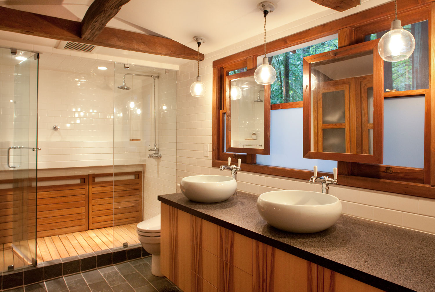 Creekside Cabin, Calistoga Bathroom