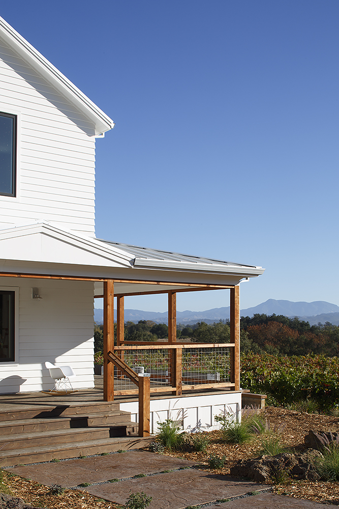 Vineyard Farmhouse Porch - Napa Sonoma County