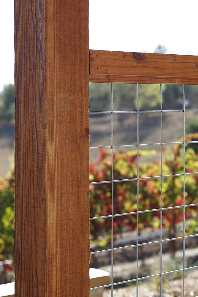 Vineyard Farmhouse Fencing - Napa Sonoma County